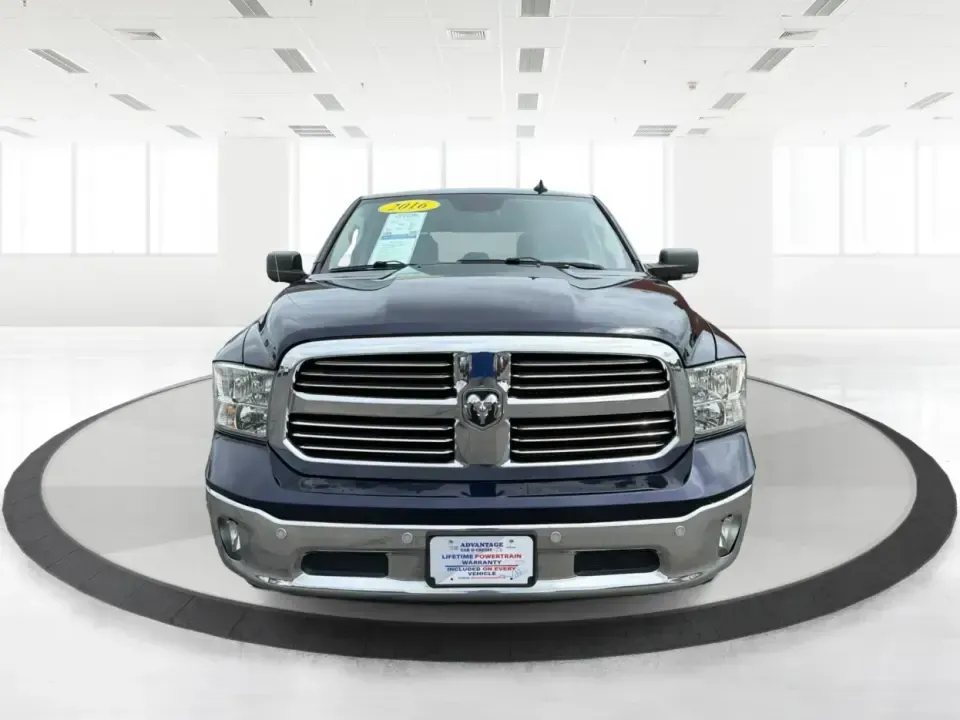 2016 Ram 1500 Big Horn (3C6RR7LT3GG) with an 5.7L V8 OHV 16V engine, 6A transmission, located at 401 Woodman Dr, Riverside, OH, 45431, (937) 908-9800, 39.760899, -84.123421 - Weekend projects, lake-day getaways, and winter commutes across the Miami Valley all get easier when you've got a full-size 4x4 that can haul, tow, and keep everyone comfortable. This **2016 Ram 1500 Big Horn Crew Cab 4WD** in eye-catching **True Blue Pearlcoat** is built for the Riverside, OH lifes- Photo#7