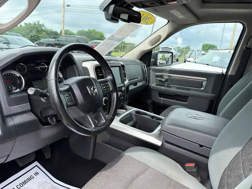 2016 Ram 1500 Big Horn (3C6RR7LT3GG) with an 5.7L V8 OHV 16V engine, 6A transmission, located at 401 Woodman Dr, Riverside, OH, 45431, (937) 908-9800, 39.760899, -84.123421 - Weekend projects, lake-day getaways, and winter commutes across the Miami Valley all get easier when you've got a full-size 4x4 that can haul, tow, and keep everyone comfortable. This **2016 Ram 1500 Big Horn Crew Cab 4WD** in eye-catching **True Blue Pearlcoat** is built for the Riverside, OH lifes- Photo#9