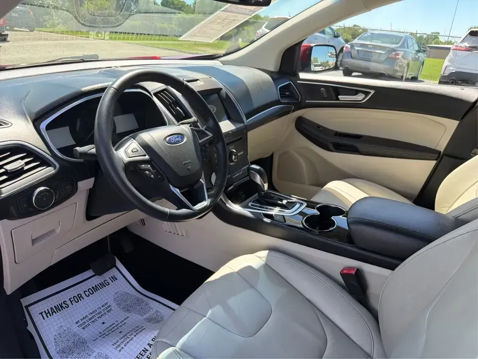 2016 Ford Edge Titanium (2FMPK3K93GB) with an 2.0L L4 DOHC 16V engine, 6A transmission, located at 880 E. National Road, Vandalia, OH, 45377, (937) 908-9800, 39.891918, -84.183594 - Picture your next road trip weekend: a comfortable SUV that can handle the daily school run, the long commute up I75, and a quick escape to the National Museum of the U.S. Air Force-without feeling like you're roughing it. This 2016 Ford Edge Titanium is built for real life in Vandalia, OH: roomy, c- Photo#9