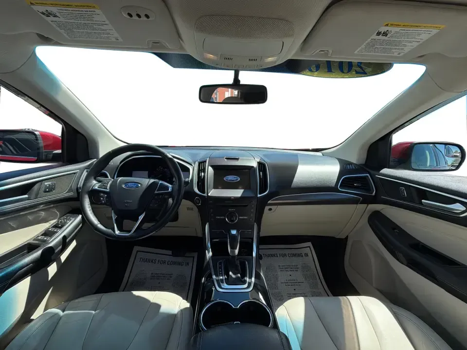 2016 Ford Edge Titanium (2FMPK3K93GB) with an 2.0L L4 DOHC 16V engine, 6A transmission, located at 880 E. National Road, Vandalia, OH, 45377, (937) 908-9800, 39.891918, -84.183594 - Picture your next road trip weekend: a comfortable SUV that can handle the daily school run, the long commute up I75, and a quick escape to the National Museum of the U.S. Air Force-without feeling like you're roughing it. This 2016 Ford Edge Titanium is built for real life in Vandalia, OH: roomy, c- Photo#21