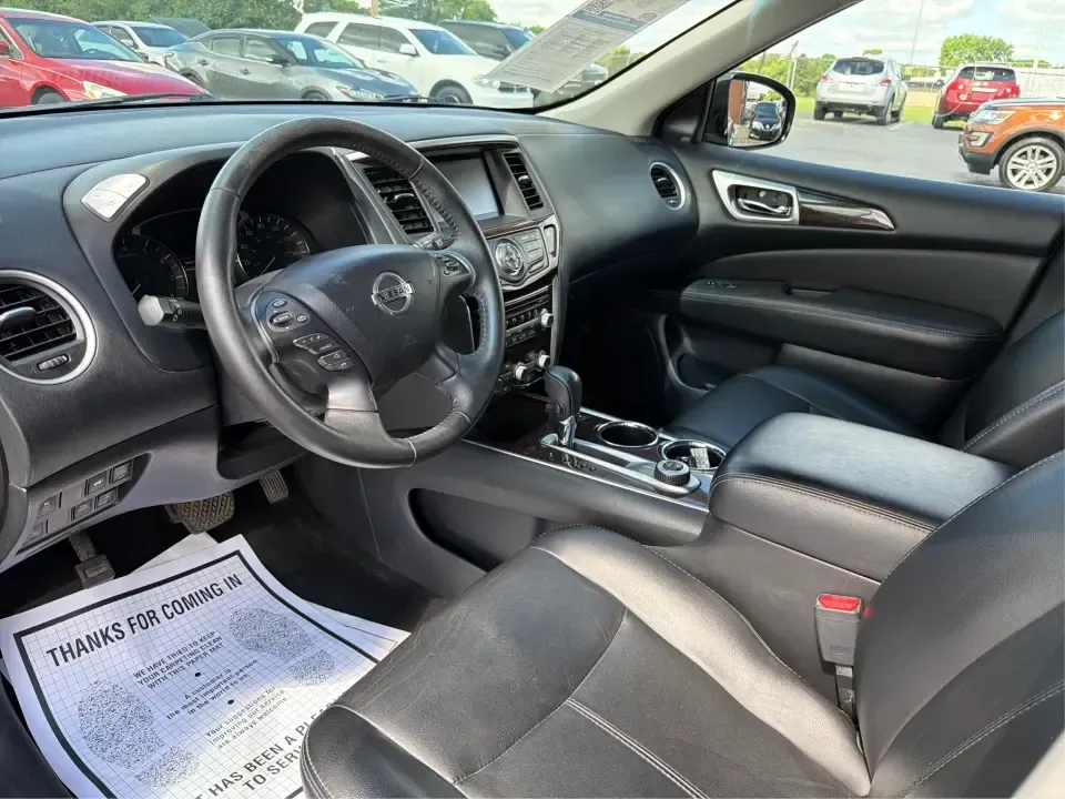 2015 Nissan Pathfinder SL (5N1AR2MM2FC) with an 3.5L V-6 DOHC engine, Continuously Variable Transmission transmission, located at 880 E. National Road, Vandalia, OH, 45377, (937) 908-9800, 39.891918, -84.183594 - Pack up the kids, load the cooler, and point the GPS toward your next weekend escape-this 2015 Nissan Pathfinder SL is the kind of 3-row SUV that fits real life in Vandalia, from school drop-offs and Costco runs to road trips up I75 and afternoons at the National Museum of the U.S. Air Force. With c- Photo#9