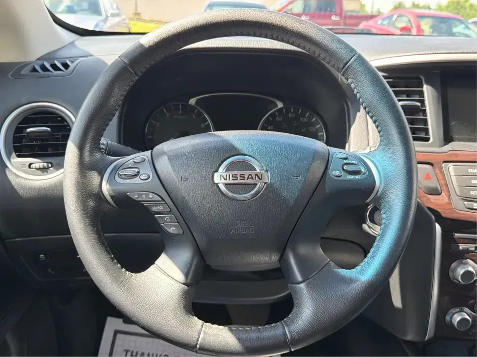 2015 Nissan Pathfinder SL (5N1AR2MM2FC) with an 3.5L V-6 DOHC engine, Continuously Variable Transmission transmission, located at 880 E. National Road, Vandalia, OH, 45377, (937) 908-9800, 39.891918, -84.183594 - Pack up the kids, load the cooler, and point the GPS toward your next weekend escape-this 2015 Nissan Pathfinder SL is the kind of 3-row SUV that fits real life in Vandalia, from school drop-offs and Costco runs to road trips up I75 and afternoons at the National Museum of the U.S. Air Force. With c- Photo#16