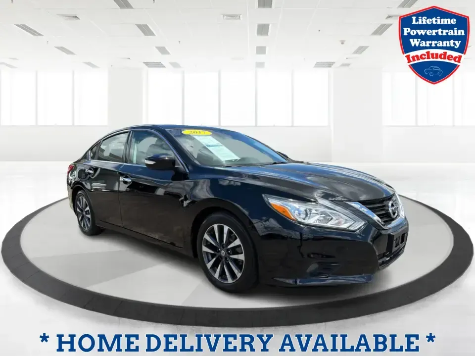 2017 Nissan Altima 2.5 SV (1N4AL3AP8HC) with an 2.5L I-4 DOHC engine, CVT transmission, located at 4508 South Dixie Dr, Moraine, OH, 45439, (937) 908-9800, 39.689976, -84.218452 - Need a reliable daily driver for I-75 commutes, Wright-Patterson AFB runs, or quick family errands around Dayton? This 2017 Nissan Altima 2.5 SV in Super Black is a smart, comfortable sedan that fits real life in Moraine-easy to park, efficient to live with, and roomy enough for carpools, groceries,- Photo#0
