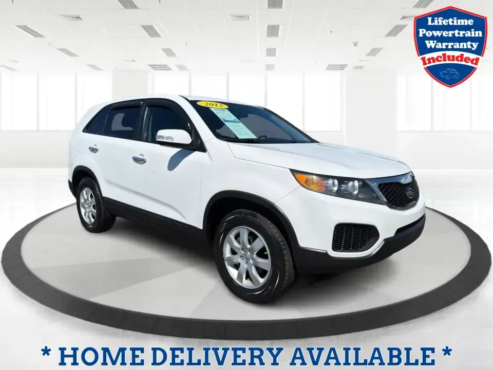 2013 Kia Sorento LX (5XYKT3A17DG) with an 2.4L I-4 DOHC engine, 6-Speed Automatic transmission, located at 401 Woodman Dr, Riverside, OH, 45431, (937) 908-9800, 39.760899, -84.123421 - Pack up the kids, load the groceries, or point the GPS toward a weekend getaway-this 2013 Kia Sorento LX is the kind of practical SUV that fits real life in Riverside, Ohio. With confident road manners for daily commuting and flexible space for road trips, it's a smart choice for growing families, b- Photo#0