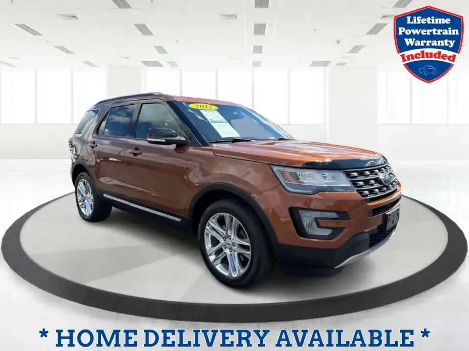 2017 Ford Explorer XLT 4WD (1FM5K8D86HG) with an 3.5L V6 DOHC 24V engine, 6-Speed Automatic transmission, located at 401 Woodman Dr, Riverside, OH, 45431, (937) 908-9800, 39.760899, -84.123421 - Load up the family, cue the playlist, and point the nose toward your next weekend escape-this 2017 Ford Explorer XLT 4WD is built for the real-life mix of school runs, long commutes, and road trips out of Riverside. With three rows of SUV versatility and confident 4WD capability, it's a smart fit fo- Photo#0