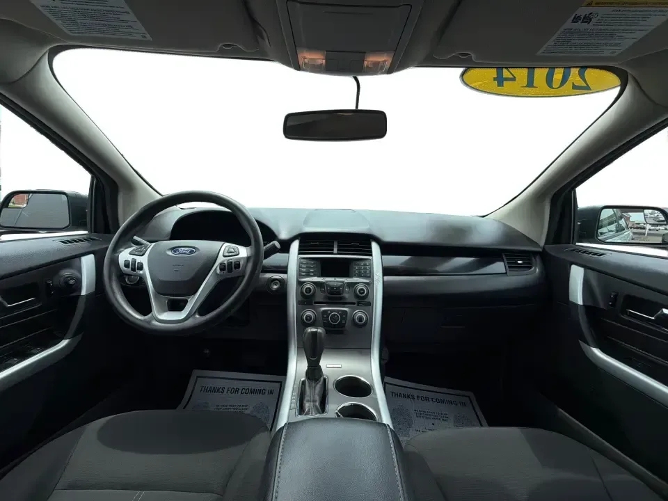 2014 Ford Edge SE FWD (2FMDK3GC0EB) with an 3.5L V6 DOHC 24V engine, 6-Speed Automatic transmission, located at 880 E. National Road, Vandalia, OH, 45377, (937) 908-9800, 39.891918, -84.183594 - Need an SUV that fits real life in the Miami Valley-school drop-offs, a steady commute, and weekend errands-without feeling bulky or hard to park? This 2014 Ford Edge SE FWD is a smart, comfortable choice for everyday drivers who want roomy seating for five, useful tech, and confident road manners f- Photo#20