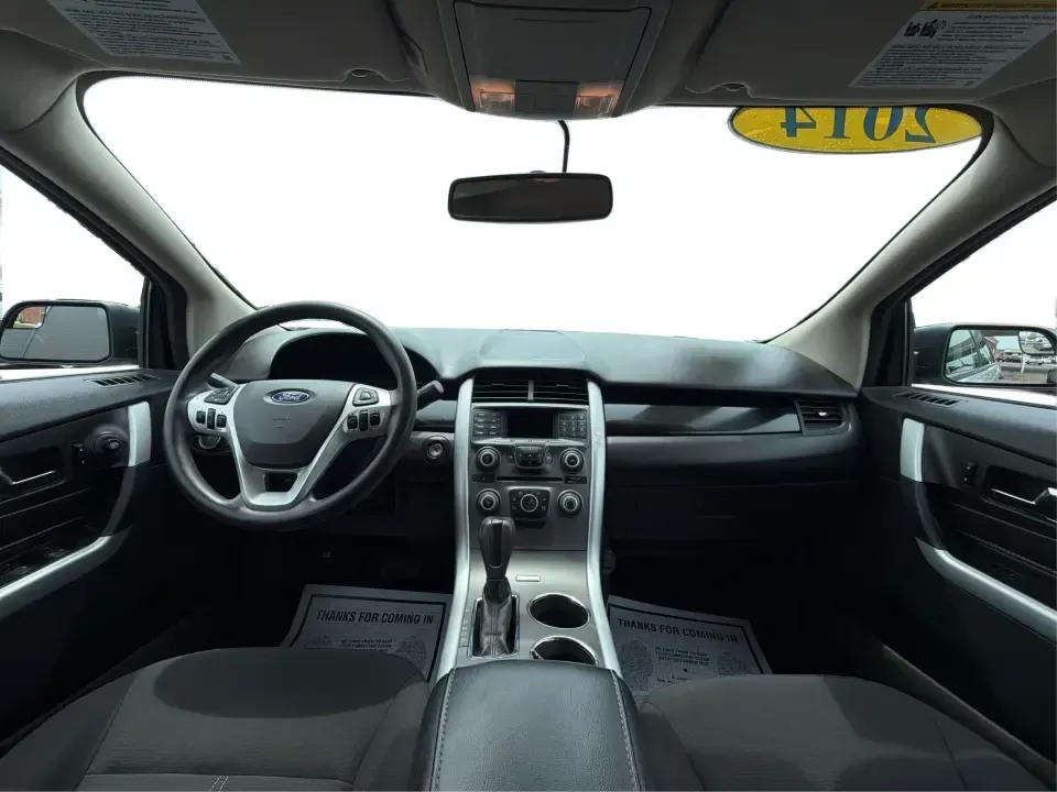 2014 Ford Edge SE FWD (2FMDK3GC0EB) with an 3.5L V6 DOHC 24V engine, 6-Speed Automatic transmission, located at 880 E. National Road, Vandalia, OH, 45377, (937) 908-9800, 39.891918, -84.183594 - Need an SUV that fits real life in the Miami Valley-school drop-offs, a steady commute, and weekend errands-without feeling bulky or hard to park? This 2014 Ford Edge SE FWD is a smart, comfortable choice for everyday drivers who want roomy seating for five, useful tech, and confident road manners f- Photo#21