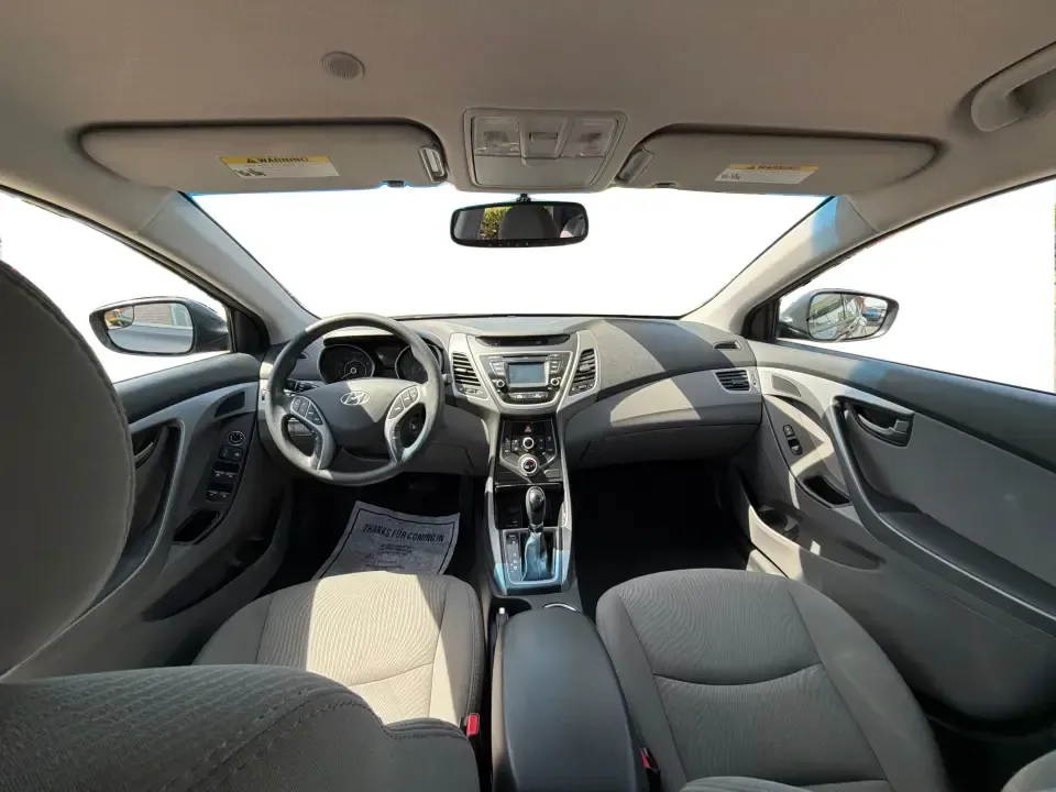 2016 Hyundai Elantra Limited (5NPDH4AE8GH) with an 1.8L L4 DOHC 16V engine, 6-Speed Automatic transmission, located at 1230 East Main St, Xenia, OH, 45385, (937) 908-9800, 39.688026, -83.910172 - Need a dependable commuter that still feels upscale for date night in downtown Xenia, quick school drop-offs, and weekend runs to Caesar Creek? This 2016 Hyundai Elantra Limited in Phantom Black is a smart, budget-friendly sedan built for daily life in Greene County-easy to park, comfortable for fiv- Photo#21