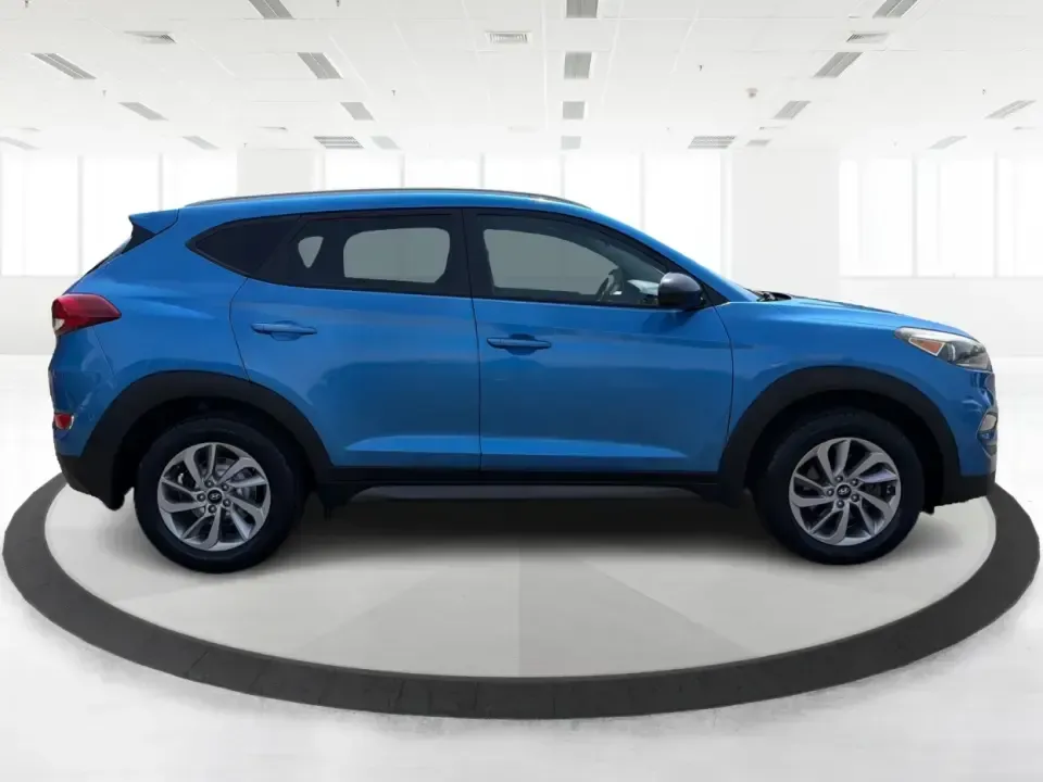 2016 Hyundai Tucson SE w/Preferred Package AWD (KM8J3CA41GU) with an 2.0L L4 DOHC 16V engine, 6A transmission, located at 401 Woodman Dr, Riverside, OH, 45431, (937) 908-9800, 39.760899, -84.123421 - Need an SUV that can handle Dayton-area commutes, rainy school drop-offs, and spontaneous weekend getaways without feeling oversized? This 2016 Hyundai Tucson SE w/Preferred Package AWD in eye-catching Caribbean Blue is built for real life-comfortable for daily drives, confident when the weather tur- Photo#1
