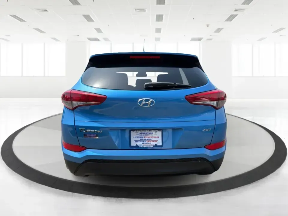 2016 Hyundai Tucson SE w/Preferred Package AWD (KM8J3CA41GU) with an 2.0L L4 DOHC 16V engine, 6A transmission, located at 401 Woodman Dr, Riverside, OH, 45431, (937) 908-9800, 39.760899, -84.123421 - Need an SUV that can handle Dayton-area commutes, rainy school drop-offs, and spontaneous weekend getaways without feeling oversized? This 2016 Hyundai Tucson SE w/Preferred Package AWD in eye-catching Caribbean Blue is built for real life-comfortable for daily drives, confident when the weather tur- Photo#3