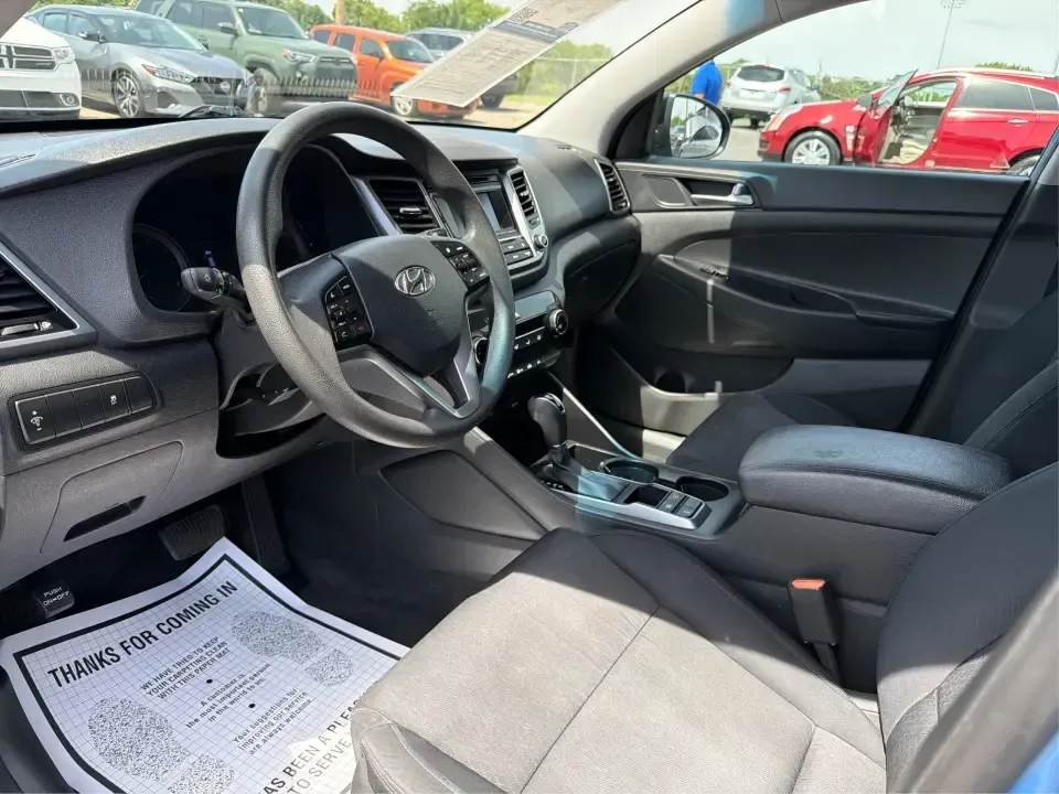 2016 Hyundai Tucson SE w/Preferred Package AWD (KM8J3CA41GU) with an 2.0L L4 DOHC 16V engine, 6A transmission, located at 401 Woodman Dr, Riverside, OH, 45431, (937) 908-9800, 39.760899, -84.123421 - Need an SUV that can handle Dayton-area commutes, rainy school drop-offs, and spontaneous weekend getaways without feeling oversized? This 2016 Hyundai Tucson SE w/Preferred Package AWD in eye-catching Caribbean Blue is built for real life-comfortable for daily drives, confident when the weather tur- Photo#9