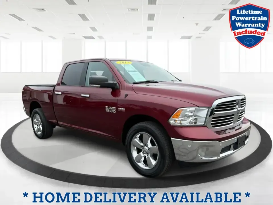 2017 Ram 1500 SLT Crew Cab LWB 4WD (1C6RR7TT6HS) with an 5.7L V8 OHV 16V engine, 8A transmission, located at 8750 N County Rd 25A, Piqua, OH, 45356, (937) 908-9800, 40.164391, -84.232513 - Weekday workhorse, weekend adventure rig, and road-trip-ready family hauler all in one-this **2017 Ram 1500 SLT Crew Cab LWB 4WD** is built for life in West Central Ohio. Whether you're commuting from Piqua to Troy, hauling gear out toward Indian Lake, or towing a trailer for a Saturday project, thi- Photo#0