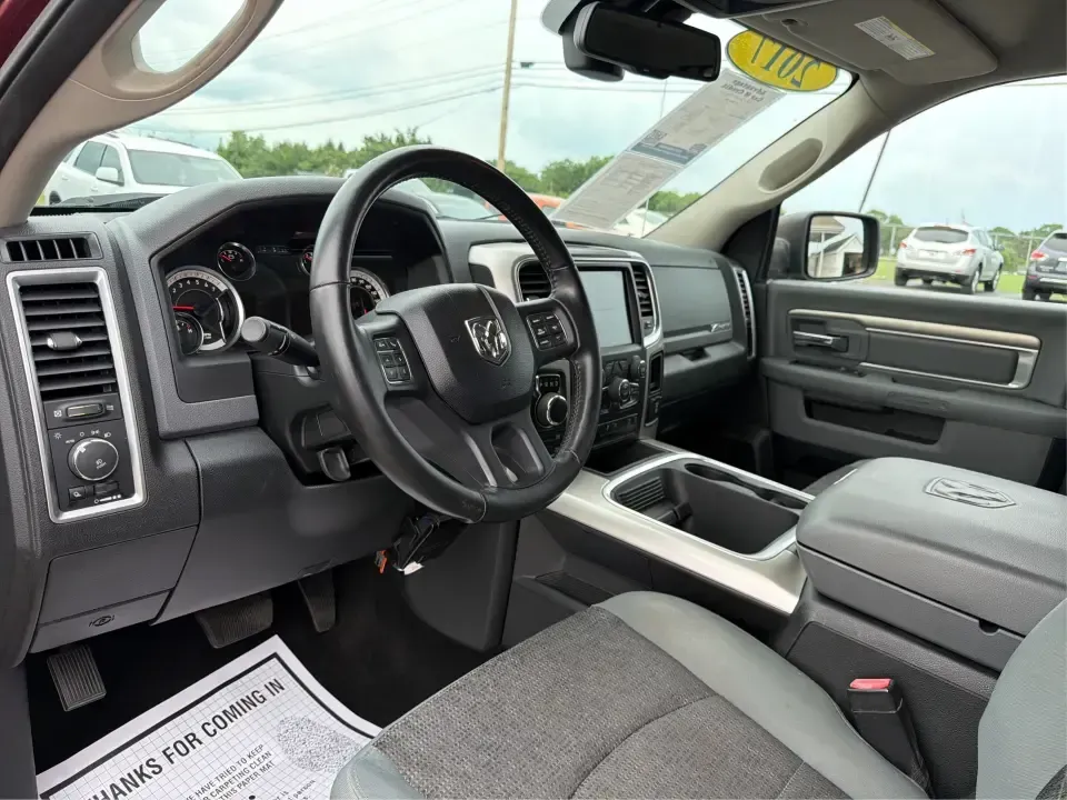 2017 Ram 1500 SLT Crew Cab LWB 4WD (1C6RR7TT6HS) with an 5.7L V8 OHV 16V engine, 8A transmission, located at 8750 N County Rd 25A, Piqua, OH, 45356, (937) 908-9800, 40.164391, -84.232513 - Weekday workhorse, weekend adventure rig, and road-trip-ready family hauler all in one-this **2017 Ram 1500 SLT Crew Cab LWB 4WD** is built for life in West Central Ohio. Whether you're commuting from Piqua to Troy, hauling gear out toward Indian Lake, or towing a trailer for a Saturday project, thi- Photo#9