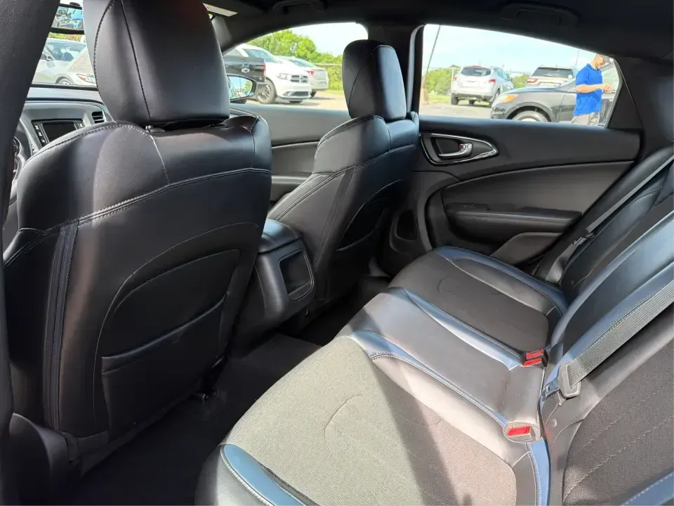 2015 Chrysler 200 S (1C3CCCBG2FN) with an 3.6L V6 DOHC 24V FFV engine, 9-Speed Automatic transmission, located at 1184 Kauffman Ave, Fairborn, OH, 45324, (937) 908-9800, 39.807072, -84.030914 - Need a comfortable, stylish sedan for daily commuting between Wright-Patterson AFB, Beavercreek shopping runs, and weekends out at Fairborn's community events? This 2015 Chrysler 200 S is built for real-life driving-smooth on I-675, easy to park around Downtown Fairborn, and roomy enough for five pa- Photo#10