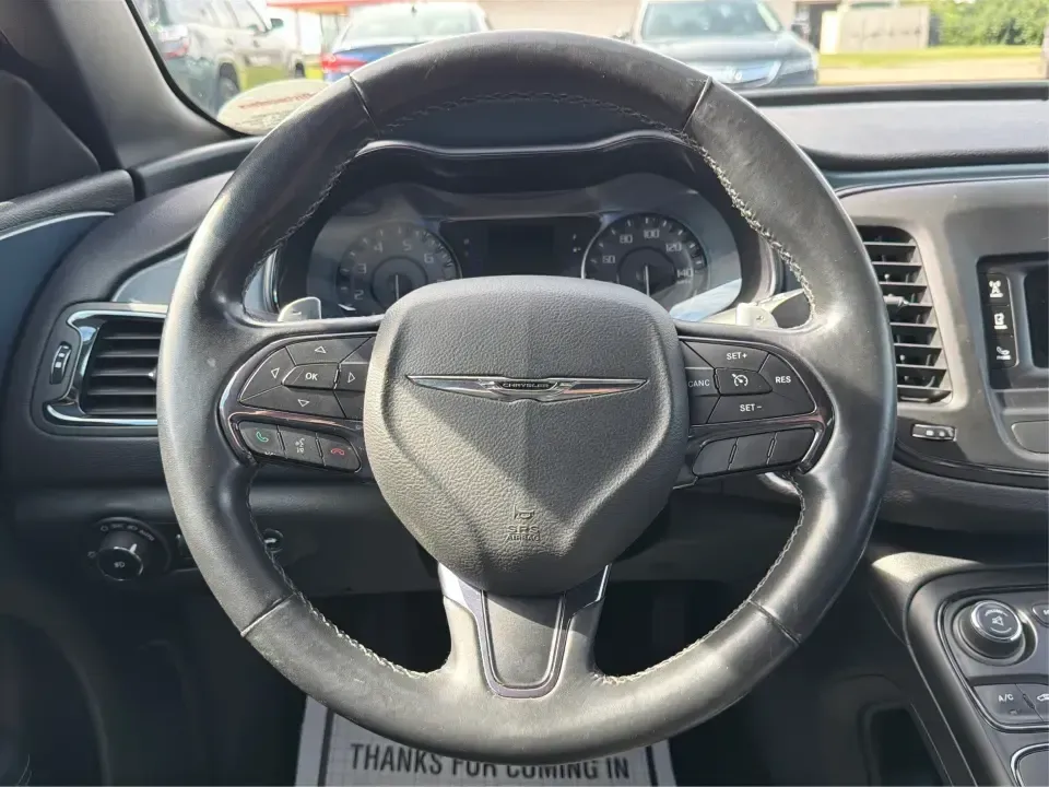 2015 Chrysler 200 S (1C3CCCBG2FN) with an 3.6L V6 DOHC 24V FFV engine, 9-Speed Automatic transmission, located at 1184 Kauffman Ave, Fairborn, OH, 45324, (937) 908-9800, 39.807072, -84.030914 - Need a comfortable, stylish sedan for daily commuting between Wright-Patterson AFB, Beavercreek shopping runs, and weekends out at Fairborn's community events? This 2015 Chrysler 200 S is built for real-life driving-smooth on I-675, easy to park around Downtown Fairborn, and roomy enough for five pa- Photo#16