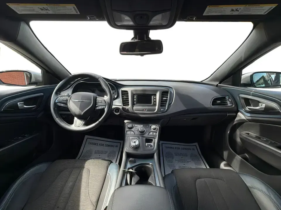 2015 Chrysler 200 S (1C3CCCBG2FN) with an 3.6L V6 DOHC 24V FFV engine, 9-Speed Automatic transmission, located at 1184 Kauffman Ave, Fairborn, OH, 45324, (937) 908-9800, 39.807072, -84.030914 - Need a comfortable, stylish sedan for daily commuting between Wright-Patterson AFB, Beavercreek shopping runs, and weekends out at Fairborn's community events? This 2015 Chrysler 200 S is built for real-life driving-smooth on I-675, easy to park around Downtown Fairborn, and roomy enough for five pa- Photo#21