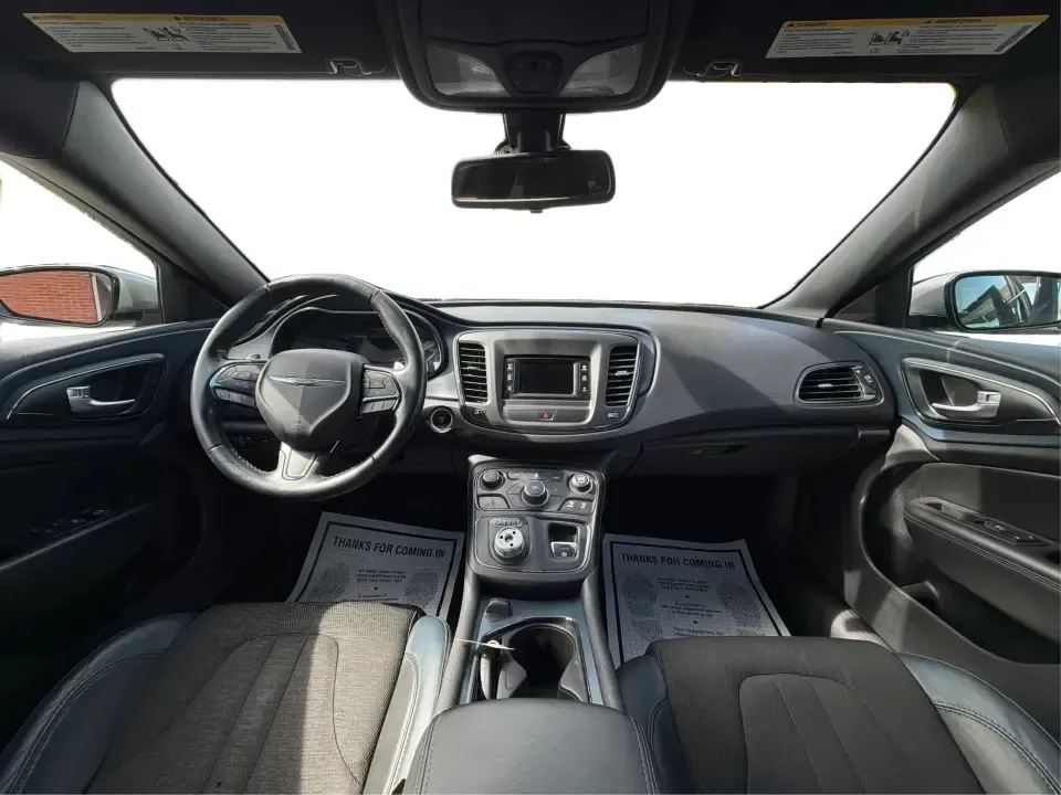 2015 Chrysler 200 S (1C3CCCBG2FN) with an 3.6L V6 DOHC 24V FFV engine, 9-Speed Automatic transmission, located at 1184 Kauffman Ave, Fairborn, OH, 45324, (937) 908-9800, 39.807072, -84.030914 - Need a comfortable, stylish sedan for daily commuting between Wright-Patterson AFB, Beavercreek shopping runs, and weekends out at Fairborn's community events? This 2015 Chrysler 200 S is built for real-life driving-smooth on I-675, easy to park around Downtown Fairborn, and roomy enough for five pa- Photo#22