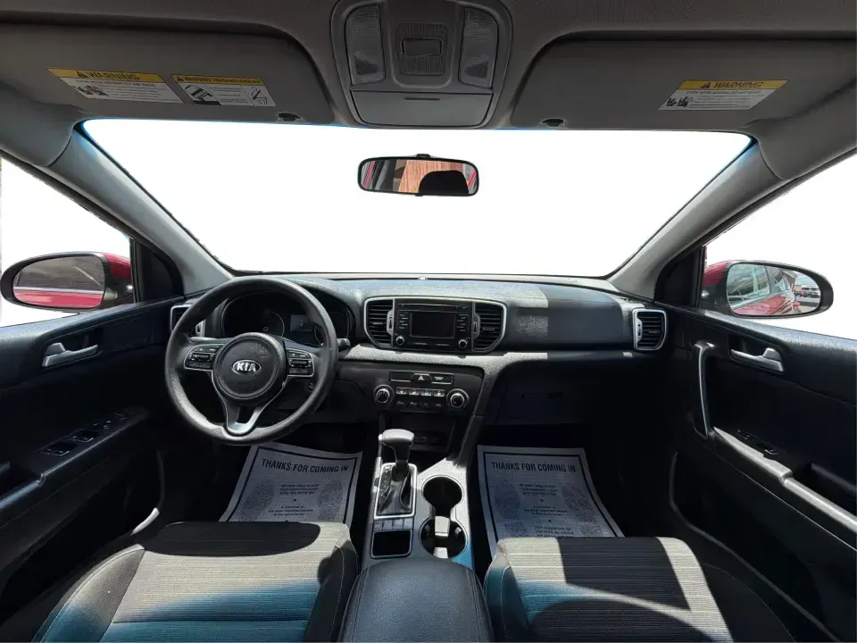 2018 Kia Sportage LX AWD (KNDPMCACXJ7) with an 2.4L V6 DOHC 24V engine, 6A transmission, located at 4508 South Dixie Dr, Moraine, OH, 45439, (937) 908-9800, 39.689976, -84.218452 - Need a capable crossover for Midwest weather, daily commutes, and spontaneous weekend plans-without the stress that can come with traditional lending? This **2018 Kia Sportage LX AWD** in bold **Hyper Red** fits an active Moraine/Dayton lifestyle, whether you're shuttling kids to practice, commuting- Photo#20