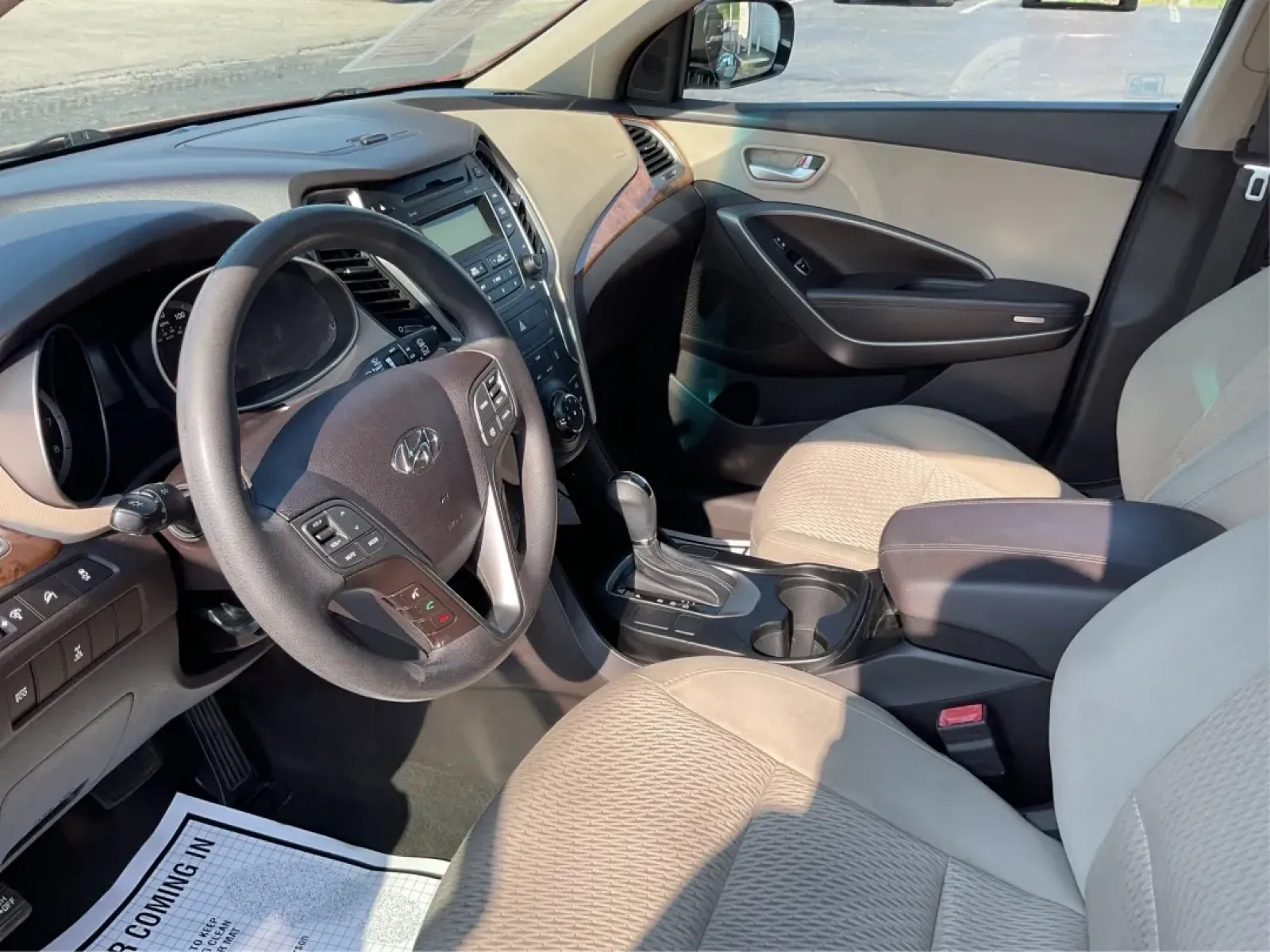 2013 Hyundai Santa Fe Sport (5XYZTDLB7DG) with an Theta II 2.4L I-4 gasoline direct injection engine, located at 880 E. National Road, Vandalia, OH, 45377, (937) 908-9800, 39.891918, -84.183594 - Are you looking for a reliable, stylish SUV that can handle everything from family road trips to everyday commutes? Look no further than this 2013 Hyundai Santa Fe Sport, available now at Advantage Car and Credit in Fairborn, OH. With its spacious interior and versatile features, this SUV is perfect - Photo#9