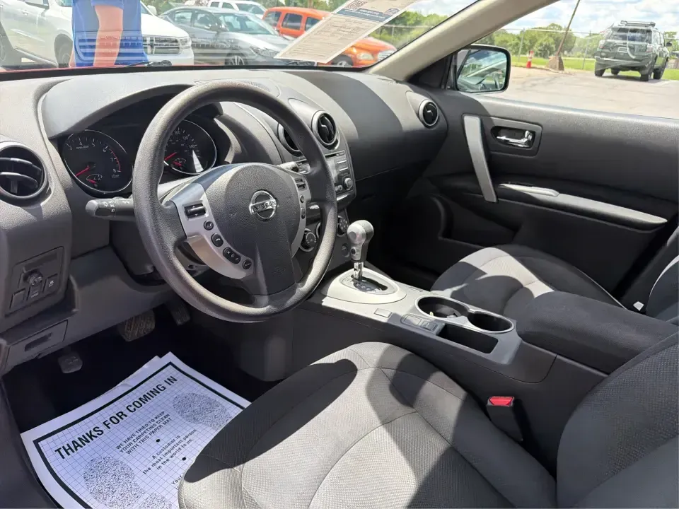 2015 Nissan Rogue S AWD (JN8AS5MV1FW) with an 2.5L L4 DOHC 16V engine, Continuously Variable Transmission transmission, located at 8750 N County Rd 25A, Piqua, OH, 45356, (937) 908-9800, 40.164391, -84.232513 - When your week is packed with school drop-offs, I-75 commutes, and weekend runs to Indian Lake, you need an SUV that's comfortable, confident in Ohio weather, and easy to live with. This 2015 Nissan Rogue S AWD in eye-catching Cayenne Red is built for real life in Piqua-roomy for five, efficient for- Photo#9