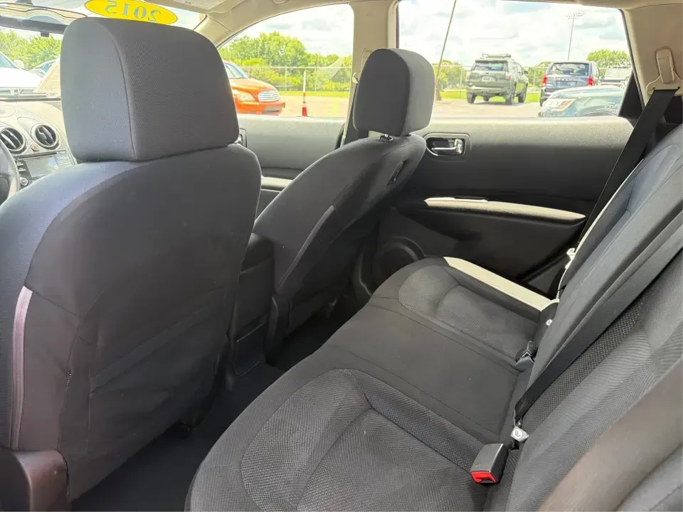 2015 Nissan Rogue S AWD (JN8AS5MV1FW) with an 2.5L L4 DOHC 16V engine, Continuously Variable Transmission transmission, located at 8750 N County Rd 25A, Piqua, OH, 45356, (937) 908-9800, 40.164391, -84.232513 - When your week is packed with school drop-offs, I-75 commutes, and weekend runs to Indian Lake, you need an SUV that's comfortable, confident in Ohio weather, and easy to live with. This 2015 Nissan Rogue S AWD in eye-catching Cayenne Red is built for real life in Piqua-roomy for five, efficient for- Photo#10