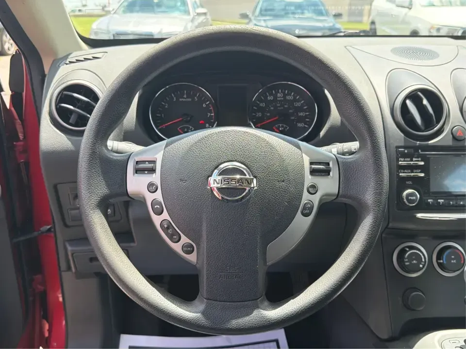 2015 Nissan Rogue S AWD (JN8AS5MV1FW) with an 2.5L L4 DOHC 16V engine, Continuously Variable Transmission transmission, located at 8750 N County Rd 25A, Piqua, OH, 45356, (937) 908-9800, 40.164391, -84.232513 - When your week is packed with school drop-offs, I-75 commutes, and weekend runs to Indian Lake, you need an SUV that's comfortable, confident in Ohio weather, and easy to live with. This 2015 Nissan Rogue S AWD in eye-catching Cayenne Red is built for real life in Piqua-roomy for five, efficient for- Photo#15