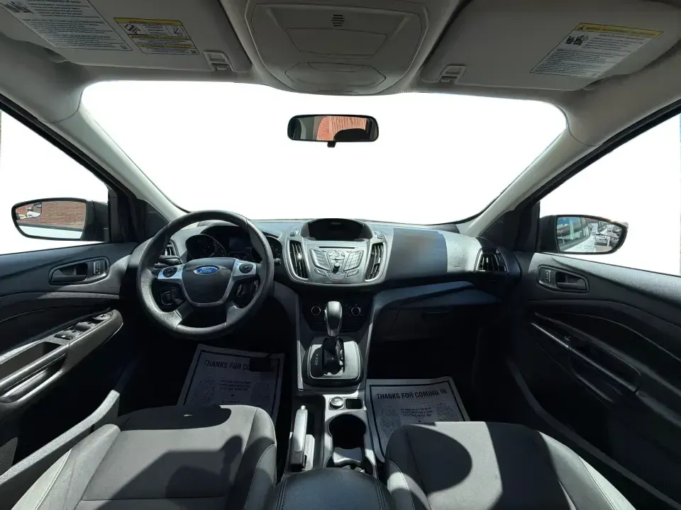 2014 Ford Escape S FWD (1FMCU0F75EU) with an 2.5L L4 DOHC 16V engine, 6-Speed Automatic transmission, located at 1184 Kauffman Ave, Fairborn, OH, 45324, (937) 908-9800, 39.807072, -84.030914 - Need a practical SUV that fits real life in the Miami Valley-school drop-offs, Wright-Patterson AFB commutes, grocery runs, and weekend getaways to John Bryan State Park? This 2014 Ford Escape S FWD in Oxford White is a smart, budget-friendly choice with the versatility to handle busy schedules and- Photo#20