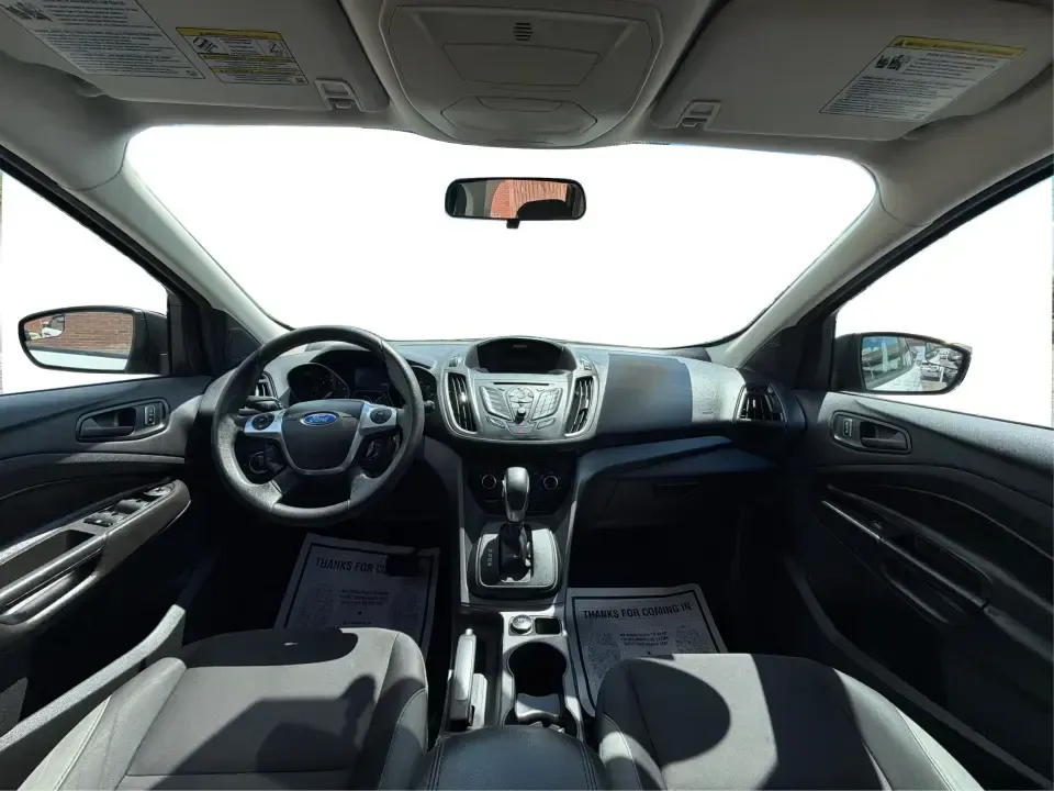 2014 Ford Escape S FWD (1FMCU0F75EU) with an 2.5L L4 DOHC 16V engine, 6-Speed Automatic transmission, located at 1184 Kauffman Ave, Fairborn, OH, 45324, (937) 908-9800, 39.807072, -84.030914 - Need a practical SUV that fits real life in the Miami Valley-school drop-offs, Wright-Patterson AFB commutes, grocery runs, and weekend getaways to John Bryan State Park? This 2014 Ford Escape S FWD in Oxford White is a smart, budget-friendly choice with the versatility to handle busy schedules and- Photo#21