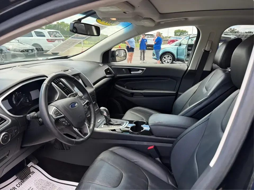 2016 Ford Edge Titanium (2FMPK3K97GB) with an 2.0L L4 DOHC 16V engine, 6A transmission, located at 401 Woodman Dr, Riverside, OH, 45431, (937) 908-9800, 39.760899, -84.123421 - Need an SUV that can handle the weekday grind to Wright-Patterson, school drop-offs, and spontaneous weekend getaways without feeling like a compromise? This 2016 Ford Edge Titanium is built for real life in the Miami Valley-comfortable for long commutes, roomy for growing families, and refined enou- Photo#9