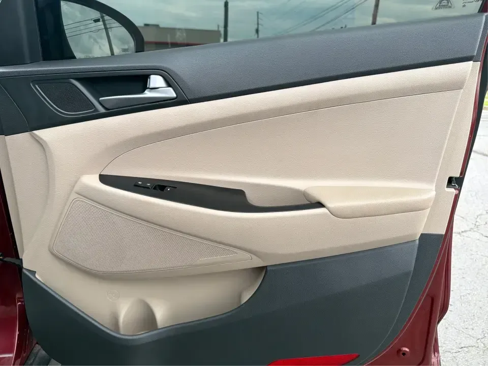 2017 Hyundai Tucson SE w/Preferred Package AWD (KM8J3CA42HU) with an 2.0L L4 DOHC 16V engine, 6A transmission, located at 1230 East Main St, Xenia, OH, 45385, (937) 908-9800, 39.688026, -83.910172 - Weekend getaways to John Bryan State Park, snowy school runs, and daily commutes down US-35 all ask for the same thing: a compact SUV that feels confident, comfortable, and ready for real life. This 2017 Hyundai Tucson SE w/Preferred Package AWD in Ruby Wine is a practical choice for drivers who wan- Photo#19