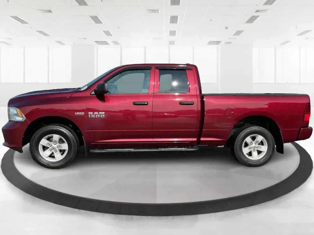 2018 Ram 1500 Express Quad Cab 4x4 6'4 Box (1C6RR7FT8JS) with an Other engine, located at 1184 Kauffman Ave, Fairborn, OH, 45324, (937) 908-9800, 39.807072, -84.030914 - Are you ready to elevate your adventures and tackle any terrain with confidence? The 2018 Ram 1500 Express Quad Cab 4x4 is the ultimate truck for weekend warriors and daily commuters alike, offering the perfect blend of power, versatility, and style. With a striking Delmonico Red Pearlcoat exterior - Photo#5