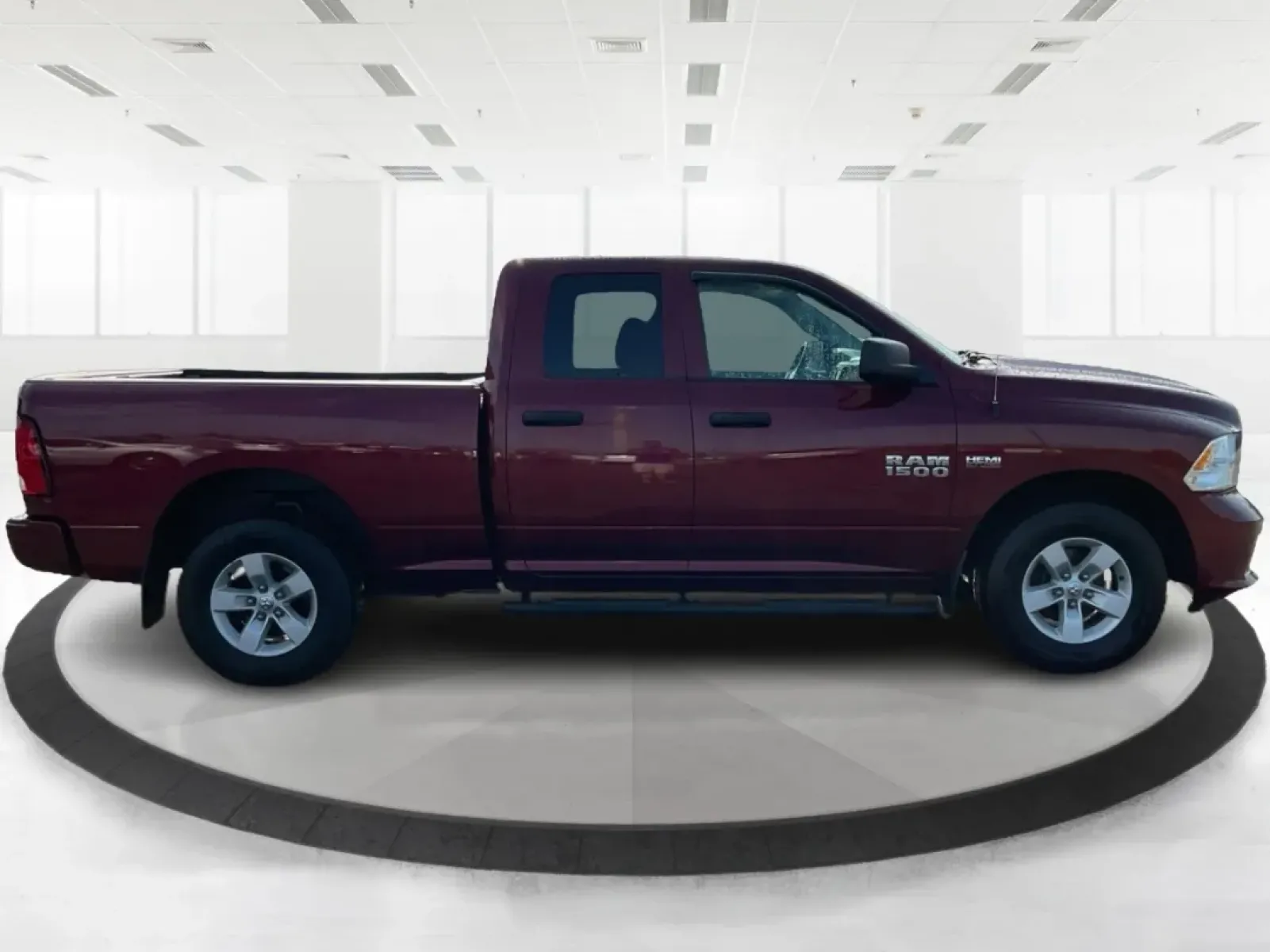 2018 Ram 1500 Express Quad Cab 4x4 6'4 Box (1C6RR7FT8JS) with an Other engine, located at 880 E. National Road, Vandalia, OH, 45377, (937) 908-9800, 39.891918, -84.183594 - Are you ready to elevate your adventures and tackle any terrain with confidence? The 2018 Ram 1500 Express Quad Cab 4x4 is the ultimate truck for weekend warriors and daily commuters alike, offering the perfect blend of power, versatility, and style. With a striking Delmonico Red Pearlcoat exterior - Photo#1