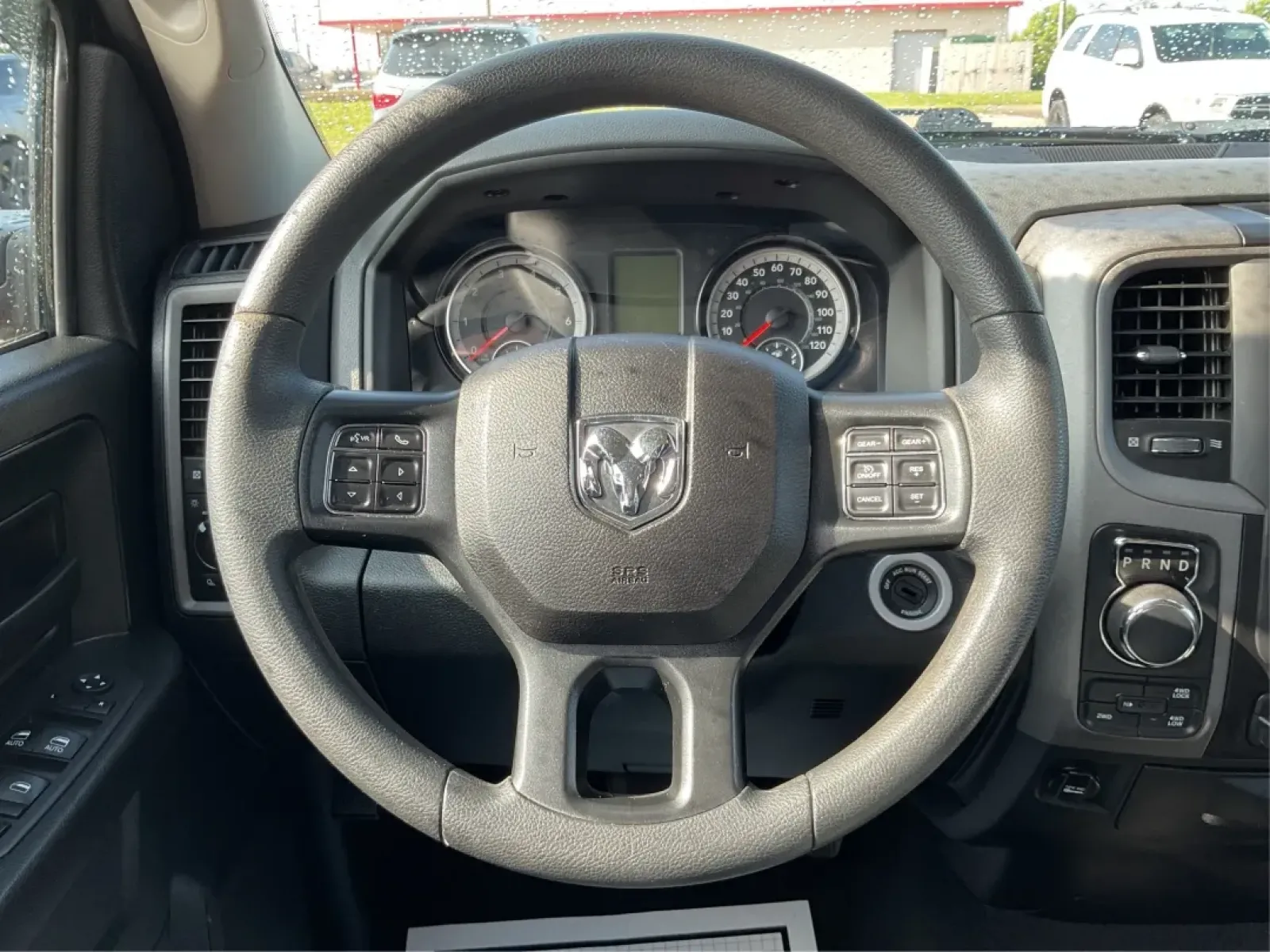 2018 Ram 1500 Express Quad Cab 4x4 6'4 Box (1C6RR7FT8JS) with an Other engine, located at 880 E. National Road, Vandalia, OH, 45377, (937) 908-9800, 39.891918, -84.183594 - Are you ready to elevate your adventures and tackle any terrain with confidence? The 2018 Ram 1500 Express Quad Cab 4x4 is the ultimate truck for weekend warriors and daily commuters alike, offering the perfect blend of power, versatility, and style. With a striking Delmonico Red Pearlcoat exterior - Photo#15