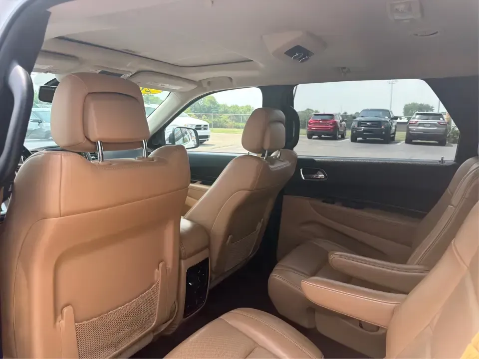 2013 Dodge Durango Citadel AWD (1C4RDJEG0DC) with an 3.6L V6 DOHC 24V engine, 5-Speed Automatic transmission, located at 1184 Kauffman Ave, Fairborn, OH, 45324, (937) 908-9800, 39.807072, -84.030914 - Need one SUV that can handle the weekday school run, a long I675 commute, and a loaded-up weekend to John Bryan State Park? This 2013 Dodge Durango Citadel AWD brings three-row practicality and upscale comfort together in a way that fits real life in Fairborn-whether you're shuttling kids to practic- Photo#10