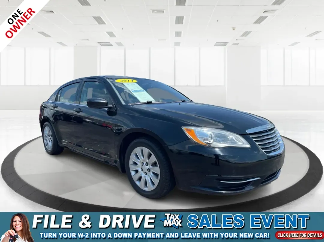 2014 Chrysler 200 LX (1C3CCBAG7EN) with an Other engine, located at 1230 East Main St, Xenia, OH, 45385, (937) 908-9800, 39.688026, -83.910172 - Are you looking for a reliable car that seamlessly fits into your busy lifestyle? Look no further than this stunning 2014 Chrysler 200 LX, available now at Advantage Car and Credit in Fairborn, OH. This stylish sedan is perfect for growing families, daily commuters, or anyone seeking a dependable ve - Photo#0