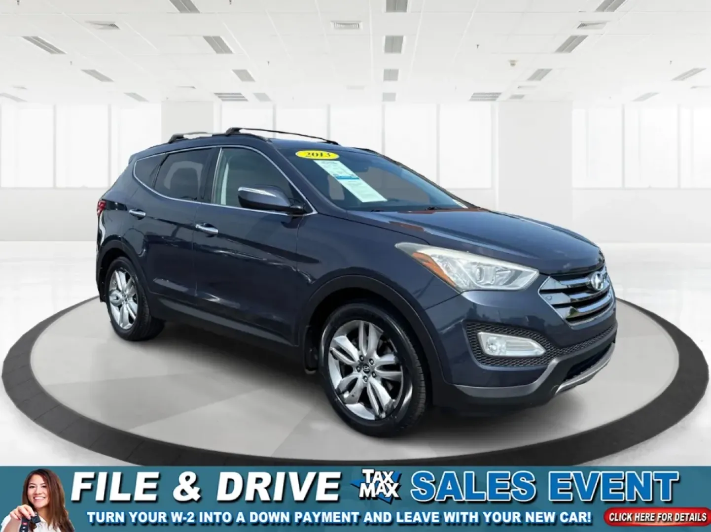 2013 Hyundai Santa Fe Sport 2.0T (5XYZU3LA1DG) with an Theta II 2L I-4 gasoline direct injection engine, located at 1230 East Main St, Xenia, OH, 45385, (937) 908-9800, 39.688026, -83.910172 - **Discover Adventure with the 2013 Hyundai Santa Fe at Advantage Car and Credit!**<br /> <br /> Are you ready to embrace the open road? Whether you're planning a weekend getaway or commuting to work, the 2013 Hyundai Santa Fe Sport 2.0T is the perfect vehicle to elevate your lifestyle. Designed for - Photo#0