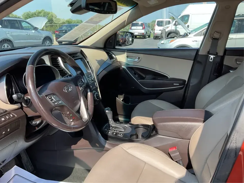 2017 Hyundai Santa Fe 2.0T Ultimate (5XYZW4LA5HG) with an Theta II 2L I-4 gasoline direct injection engine, 6A transmission, located at 1951 S Dayton Lakeview Rd., New Carlisle, OH, 45344, (937) 908-9800, 39.890999, -84.050255 - Are you ready to elevate your family adventures or commute comfortably while tackling any road with confidence? Look no further than this 2017 Hyundai Santa Fe 2.0T Ultimate, available now at Advantage Car and Credit in Fairborn, OH. This SUV is not just a vehicle; it's your ticket to creating unfor - Photo#9