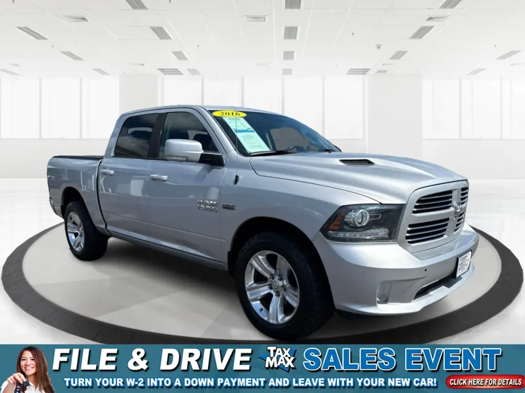 2016 Ram 1500 Sport (1C6RR7MT4GS) with an Other engine, located at 1230 East Main St, Xenia, OH, 45385, (937) 908-9800, 39.688026, -83.910172 - **Unleash Your Adventurous Spirit With This 2016 Ram 1500 Sport!**<br /> <br /> Are you ready to elevate your lifestyle with a truck that embodies both ruggedness and sophistication? Look no further than this 2016 Ram 1500 Sport, an ideal companion for those weekend adventures or daily commutes in a - Photo#0
