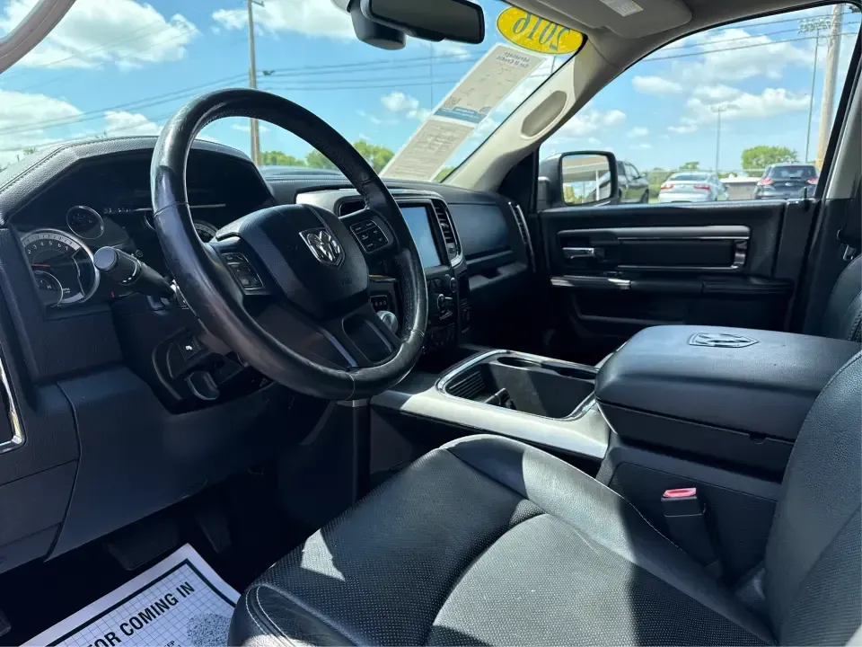 2016 Ram 1500 Sport Crew Cab SWB 4WD (1C6RR7MT4GS) with an 5.7L V8 OHV 16V engine, 6A transmission, located at 880 E. National Road, Vandalia, OH, 45377, (937) 908-9800, 39.891918, -84.183594 - Need a truck that can handle weekday work, weekend towing, and spur-of-the-moment road trips without feeling like a chore to drive? This **2016 Ram 1500 Sport Crew Cab SWB 4WD** is built for the Vandalia lifestyle-whether you're hauling gear up **I75**, running errands along **E. National Road**, or- Photo#9