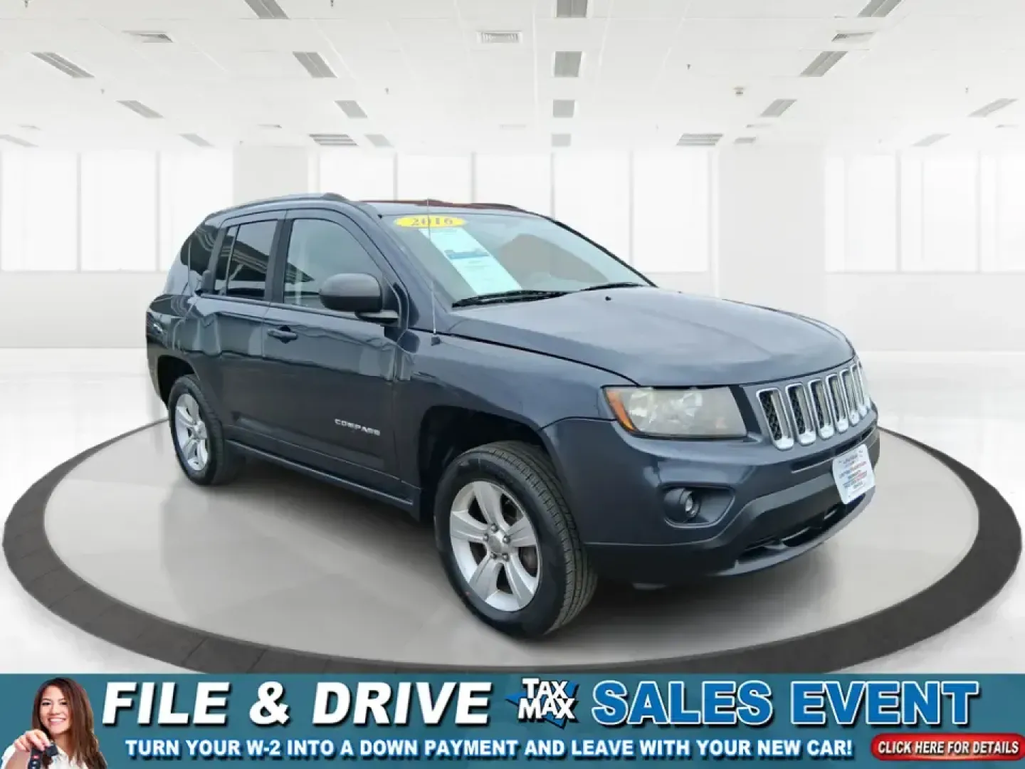 2016 Jeep Compass Sport (1C4NJDBB8GD) with an 2.4L I-4 DOHC engine, Automatic transmission, located at 1099 N County Rd 25A , Troy, OH, 45373, (937) 908-9800, 40.057079, -84.212883 - **Unleash Your Adventurous Spirit with the 2016 Jeep Compass Sport Perfect for Weekend Getaways!**<br /> <br /> Are you ready to elevate your outdoor adventures? The 2016 Jeep Compass Sport is your ticket to exploring the rugged terrains while keeping comfort and style at the forefront. Perfect for - Photo#0