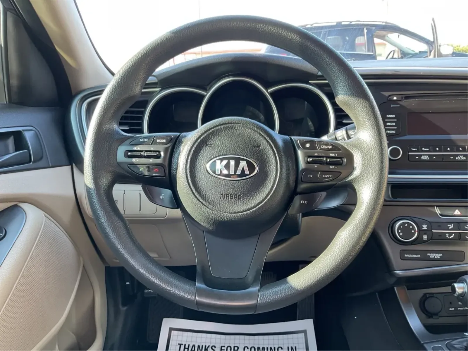 2015 Kia Optima LX (5XXGM4A72FG) with an Theta II 2.4L I-4 gasoline direct injection engine, located at 401 Woodman Dr, Riverside, OH, 45431, (937) 908-9800, 39.760899, -84.123421 - **Discover the Perfect Blend of Comfort and Reliability with This 2015 Kia Optima LX Ideal for Your Daily Commute or Family Road Trips!**<br /> <br /> Are you ready to elevate your driving experience? The 2015 Kia Optima LX, available at Advantage Car and Credit in Fairborn, OH, is the answer to yo - Photo#16