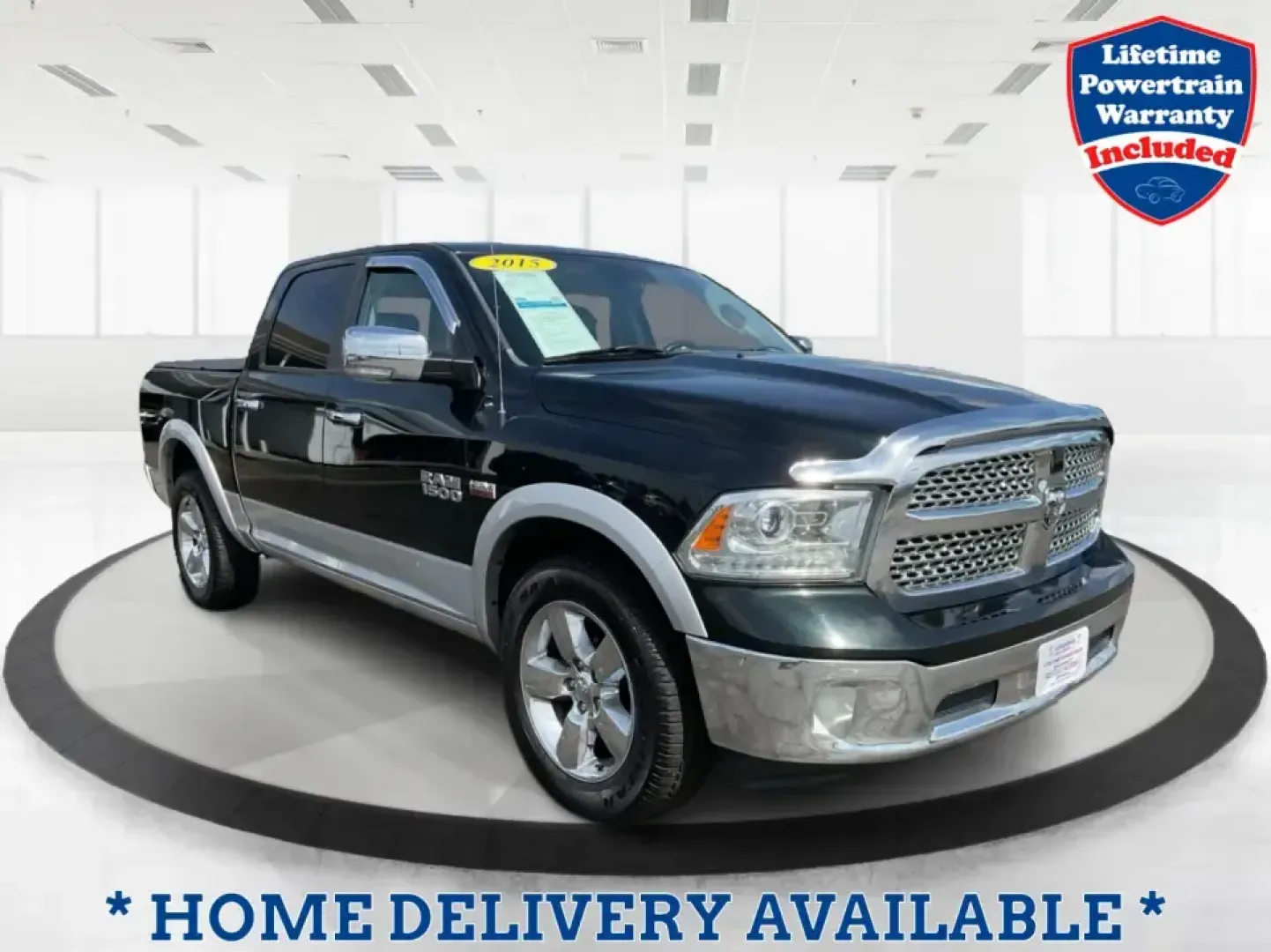 2015 Ram 1500 Laramie Crew Cab SWB 4WD (1C6RR7NT7FS) with an 5.7L V8 OHV 16V engine, 8-Speed Automatic transmission, located at 1184 Kauffman Ave, Fairborn, OH, 45324, (937) 908-9800, 39.807072, -84.030914 - **Unlock Your Weekend Adventures with the 2015 Ram 1500 Laramie Crew Cab 4WD at Jamestown Auto Sales!**<br /> <br /> Are you ready to elevate your lifestyle with a vehicle that combines power, comfort, and versatility? Look no further than this 2015 Ram 1500 Laramie Crew Cab SWB, the ultimate truck - Photo#0