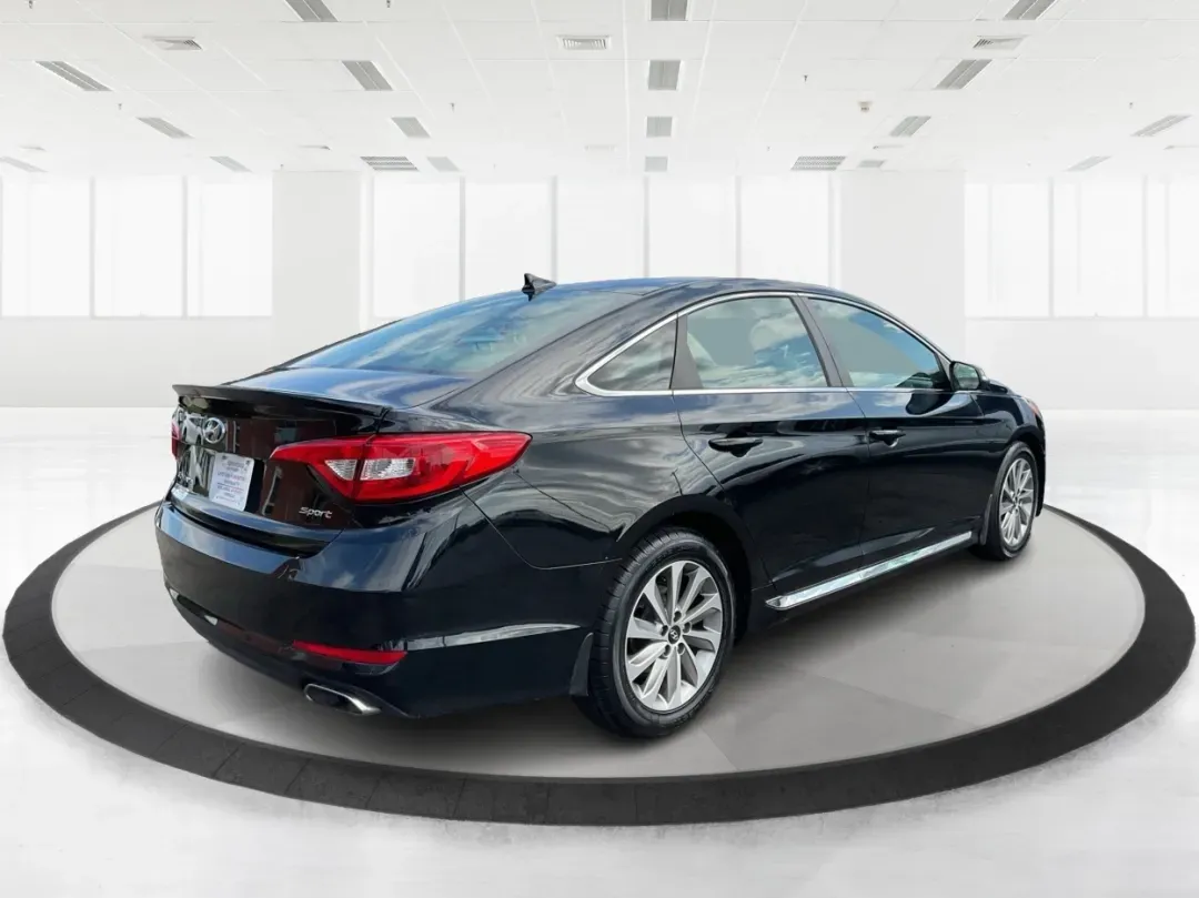 2016 Hyundai Sonata Sport (5NPE34AF2GH) with an 2.4L L4 DOHC 16V engine, 6-Speed Automatic transmission, located at 1099 N County Rd 25A , Troy, OH, 45373, (937) 908-9800, 40.057079, -84.212883 - ### Unlock Your Journey with the 2016 Hyundai Sonata Sport at Advantage Car and Credit - Fairborn<br /> <br /> Are you in the market for a vehicle that can effortlessly transition from daily commutes to weekend getaways? Look no further than the 2016 Hyundai Sonata Sport, available now at Advantage - Photo#2
