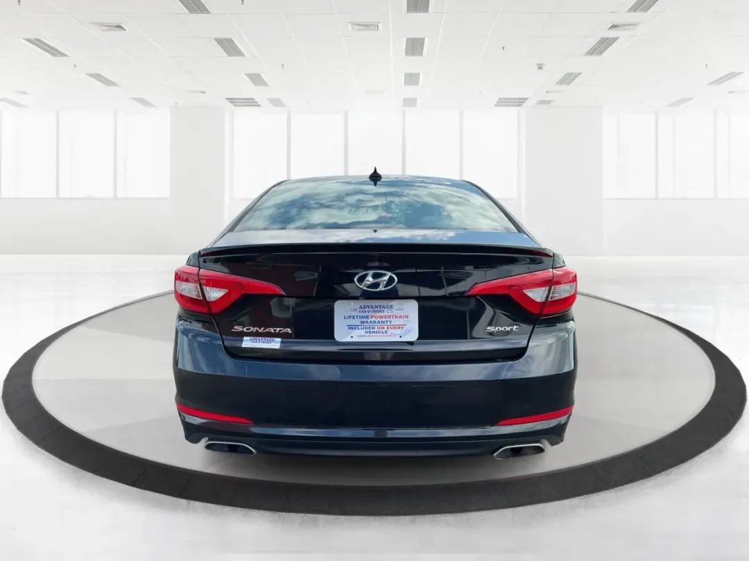 2016 Hyundai Sonata Sport (5NPE34AF2GH) with an 2.4L L4 DOHC 16V engine, 6-Speed Automatic transmission, located at 1099 N County Rd 25A , Troy, OH, 45373, (937) 908-9800, 40.057079, -84.212883 - ### Unlock Your Journey with the 2016 Hyundai Sonata Sport at Advantage Car and Credit - Fairborn<br /> <br /> Are you in the market for a vehicle that can effortlessly transition from daily commutes to weekend getaways? Look no further than the 2016 Hyundai Sonata Sport, available now at Advantage - Photo#3