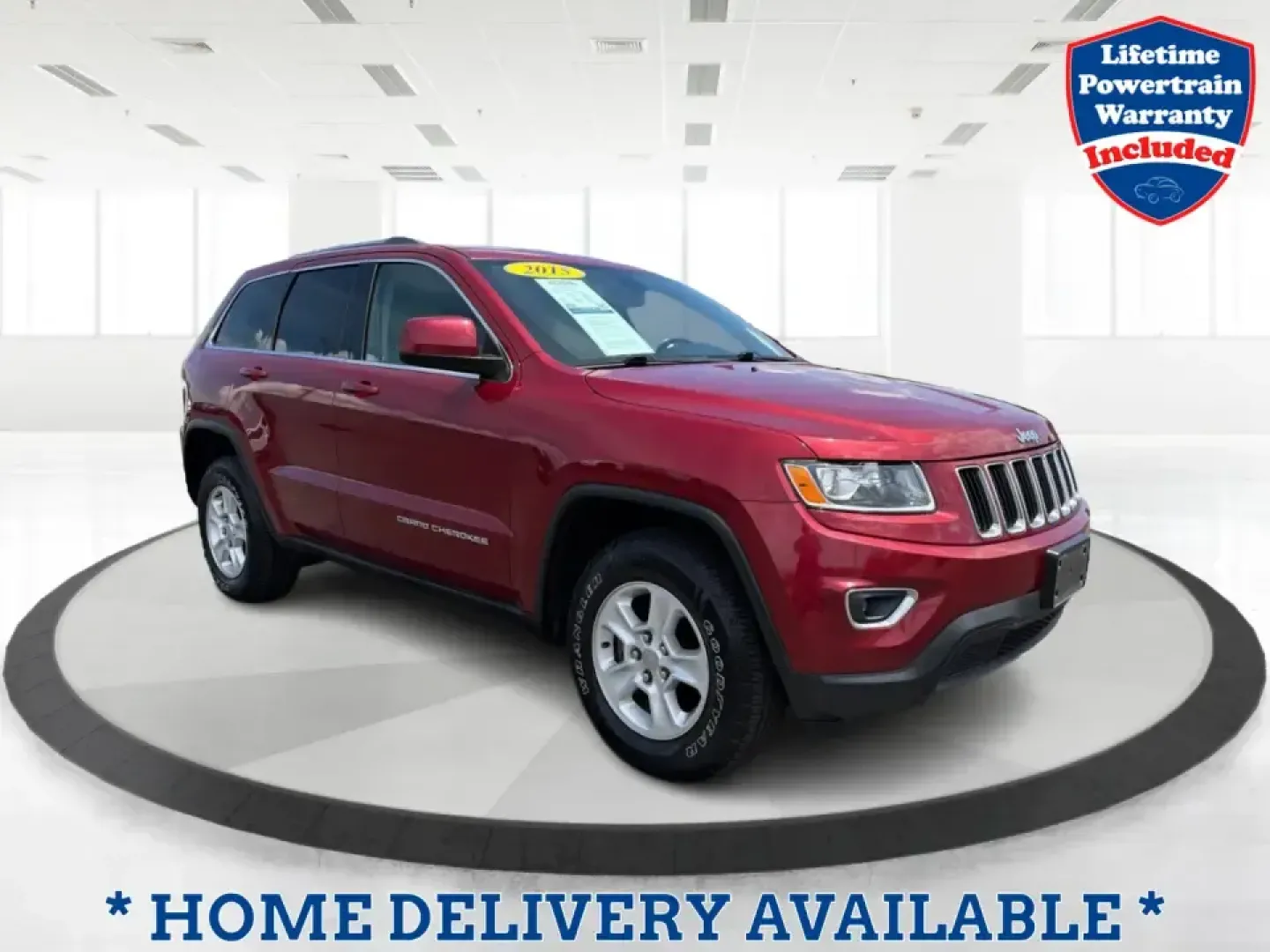 2015 Jeep Grand Cherokee Laredo (1C4RJFAG3FC) with an 3.6L V6 engine, 8-speed automatic transmission, located at 401 Woodman Dr, Riverside, OH, 45431, (937) 908-9800, 39.760899, -84.123421 - Picture the next Ohio weekend: you load up the family, point the hood toward the bike paths around Eastwood MetroPark, and let a confident 4WD SUV handle whatever the forecast throws at I-70, Route 35, or the back roads near Wright-Patterson Air Force Base. This 2015 Jeep Grand Cherokee Laredo in De- Photo#0