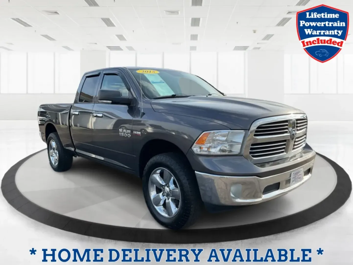 2015 Ram 1500 SLT Quad Cab 4WD (1C6RR7GT3FS) with an 5.7L V8 OHV 16V engine, 8-Speed Automatic transmission, located at 1099 N County Rd 25A , Troy, OH, 45373, (937) 908-9800, 40.057079, -84.212883 - **Experience Adventure and Utility with this 2015 Ram 1500 SLT Quad Cab!**<br /> <br /> Are you ready to elevate your weekend adventures while ensuring your daily commute remains smooth and comfortable? Look no further than this robust 2015 Ram 1500 SLT Quad Cab, now available at Advantage Car and C - Photo#0