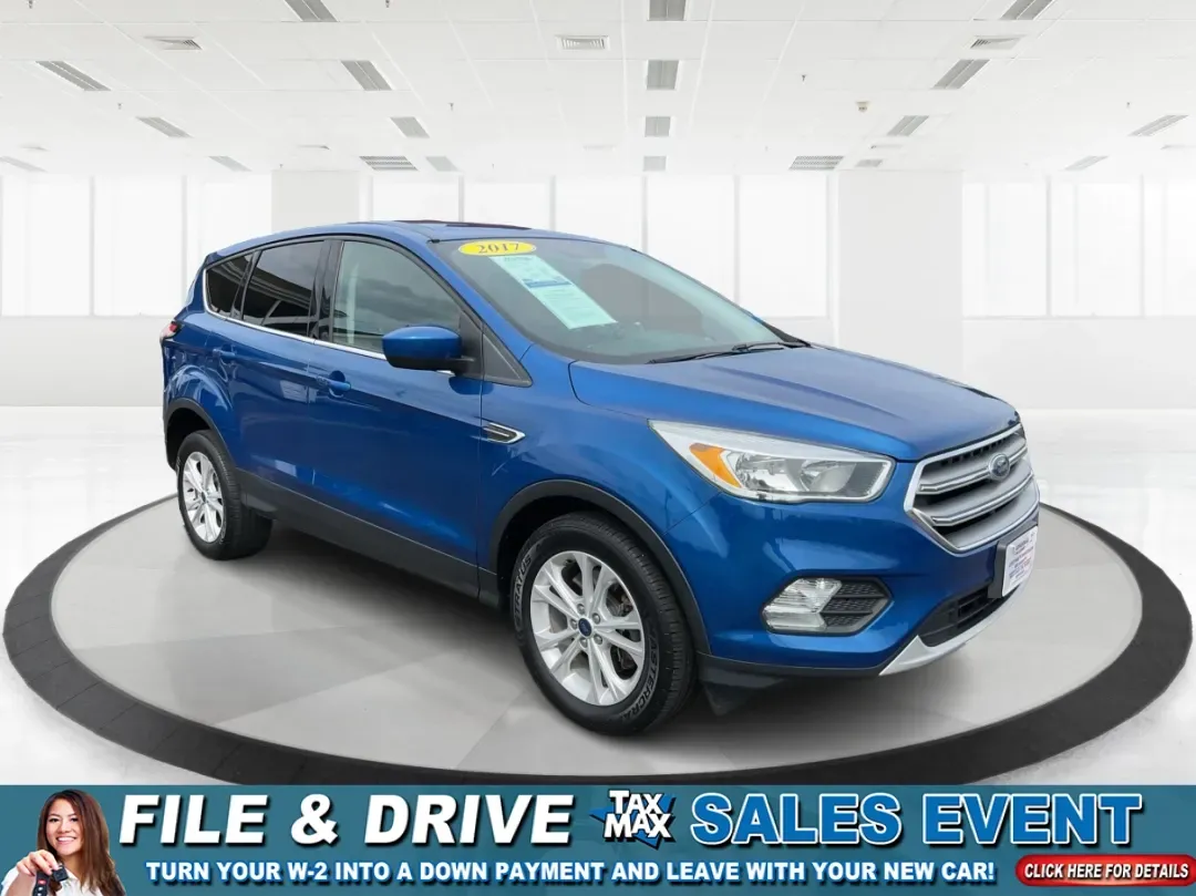 2017 Ford Escape SE (1FMCU9GD3HU) with an 1.5L L4 DOHC 16V engine, 6A transmission, located at 1099 N County Rd 25A , Troy, OH, 45373, (937) 908-9800, 40.057079, -84.212883 - Are you searching for a reliable and stylish SUV that fits seamlessly into your busy lifestyle? Look no further than this stunning 2017 Ford Escape SE, available now at Advantage Car and Credit in Fairborn, OH. With its robust features and comfortable design, this vehicle is perfect for growing fami - Photo#0