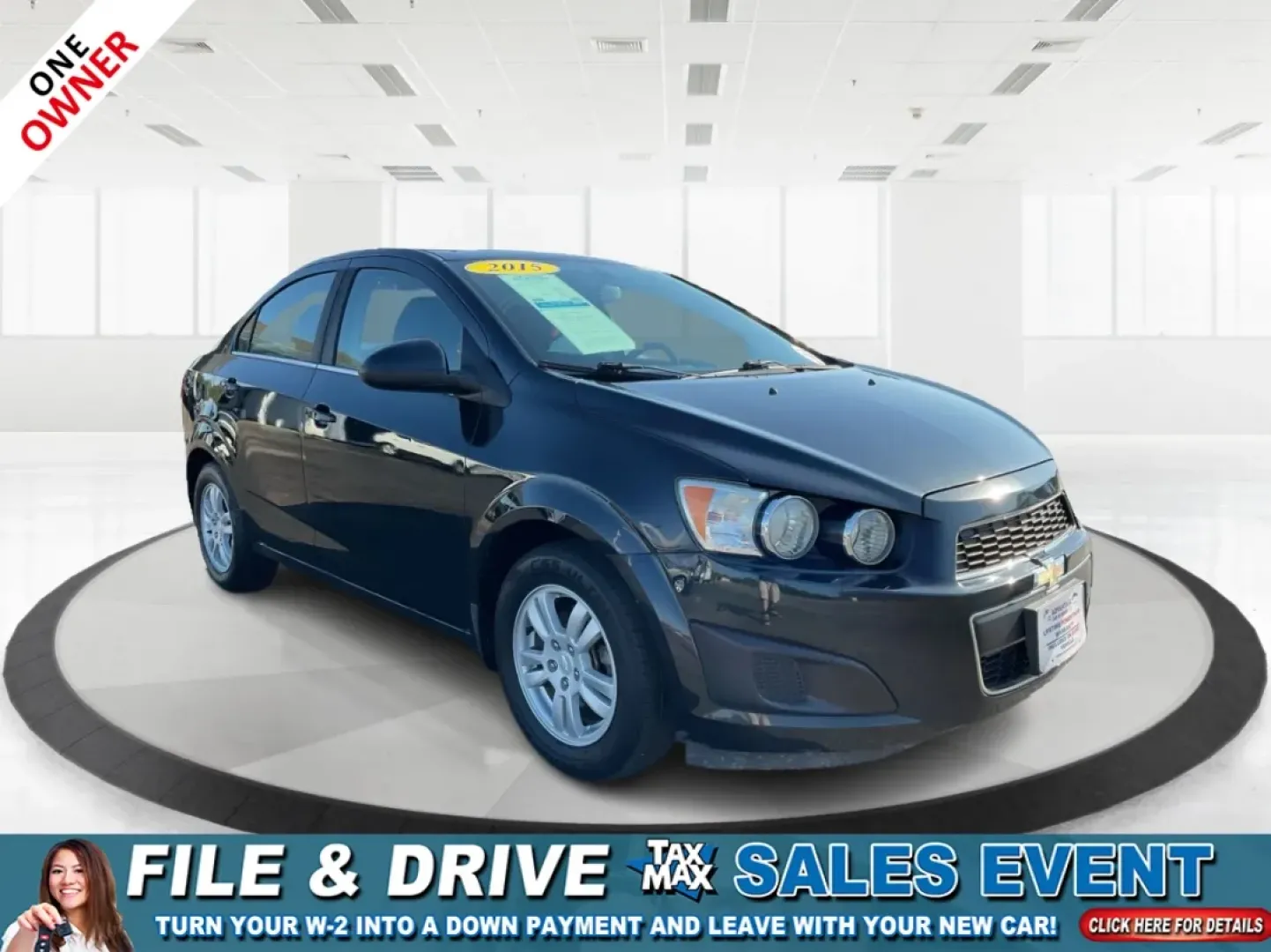 2015 Chevrolet Sonic LT Auto (1G1JC5SG4F4) with an Other engine, located at 401 Woodman Dr, Riverside, OH, 45431, (937) 908-9800, 39.760899, -84.123421 - ### Discover Your Next Adventure with this 2015 Chevrolet Sonic LT Auto!<br /> <br /> Are you searching for a reliable sedan that's perfect for your daily commute or weekend getaways? Look no further than this stunning 2015 Chevrolet Sonic LT Auto, available now at Advantage Car and Credit in Morain - Photo#0