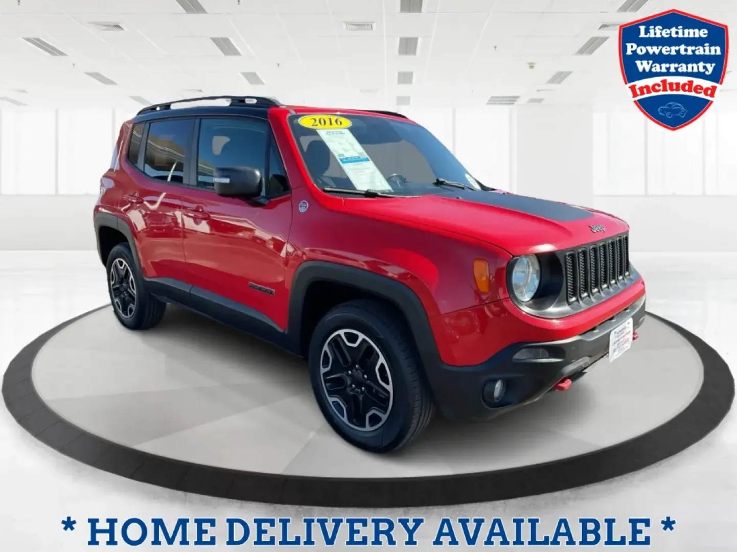 2016 Jeep Renegade Trailhawk (ZACCJBCTXGP) with an Tigershark MultiAir 2.4L I-4 variable valve contro engine, located at 1099 N County Rd 25A , Troy, OH, 45373, (937) 908-9800, 40.057079, -84.212883 - **Experience Adventure and Comfort with the 2016 Jeep Renegade Trailhawk!**<br /> <br /> Are you ready to elevate your lifestyle with a versatile vehicle that's perfect for weekend getaways, daily commutes, and everything in between? Look no further than the 2016 Jeep Renegade Trailhawk available at - Photo#0