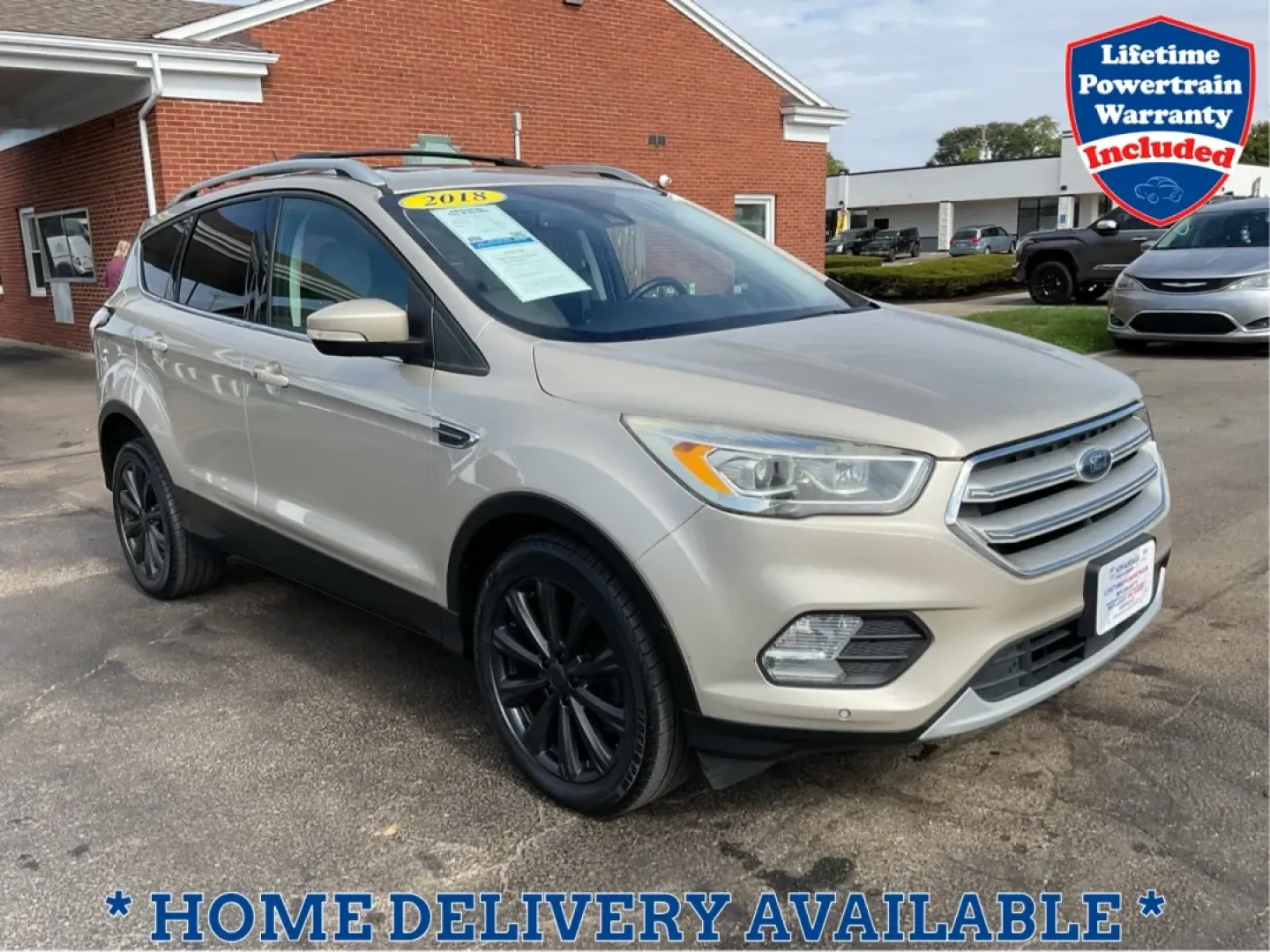2018 Ford Escape Titanium FWD (1FMCU0J99JU) with an 2.0L L4 DOHC 16V engine, 6-Speed Automatic transmission, located at 1230 East Main St, Xenia, OH, 45385, (937) 908-9800, 39.688026, -83.910172 - Experience the perfect blend of style and practicality with the 2018 Ford Escape Titanium, now available at Advantage Car and Credit in Xenia, OH. This SUV is not just a vehicle; it's your ticket to adventure, whether you're navigating the bustling streets of downtown Xenia or embarking on a weekend - Photo#0